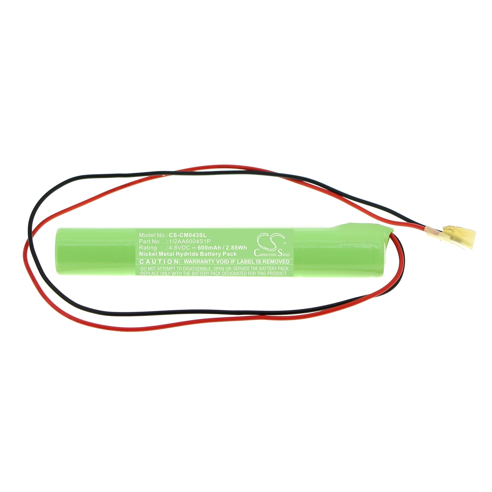 Ni-MH, Battery Pack Battery fits Custom Battery Packs, 4.8V, 600mAh Battery Pack Cameron Sino Technology Limited