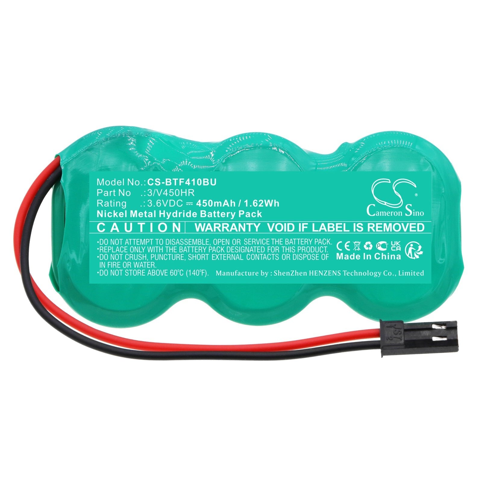 Ni-MH, CMOS / BackUp Battery fits Brother Fax4100e Fax Machine, 3.6V, 450mAh CMOS / BackUp Cameron Sino Technology Limited
