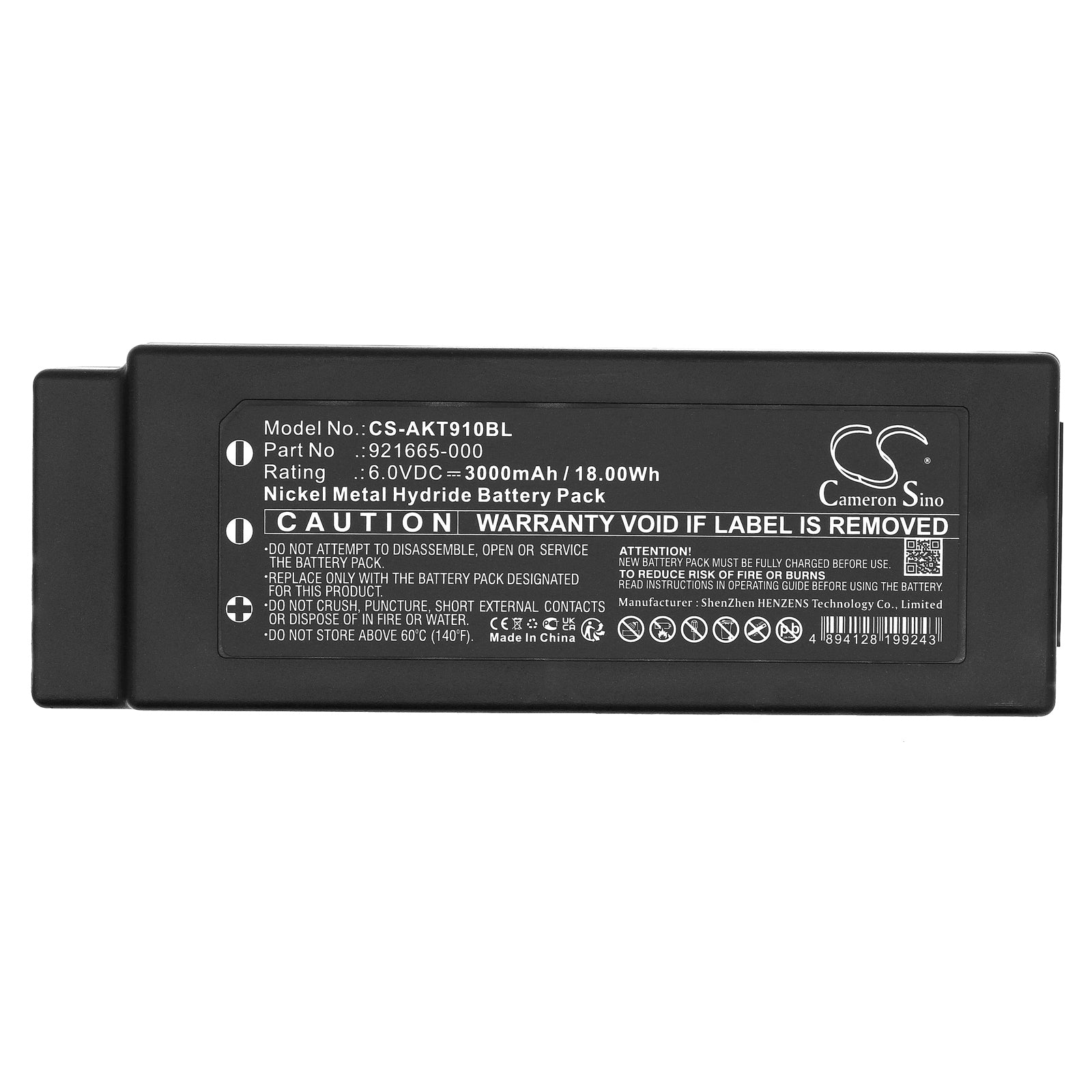 Ni-MH, Crane Remote Control Battery fits Akerstroms 300j, 300j Transmitters, 6.0V, 3000mAh Crane Remote Control Cameron Sino Technology Limited