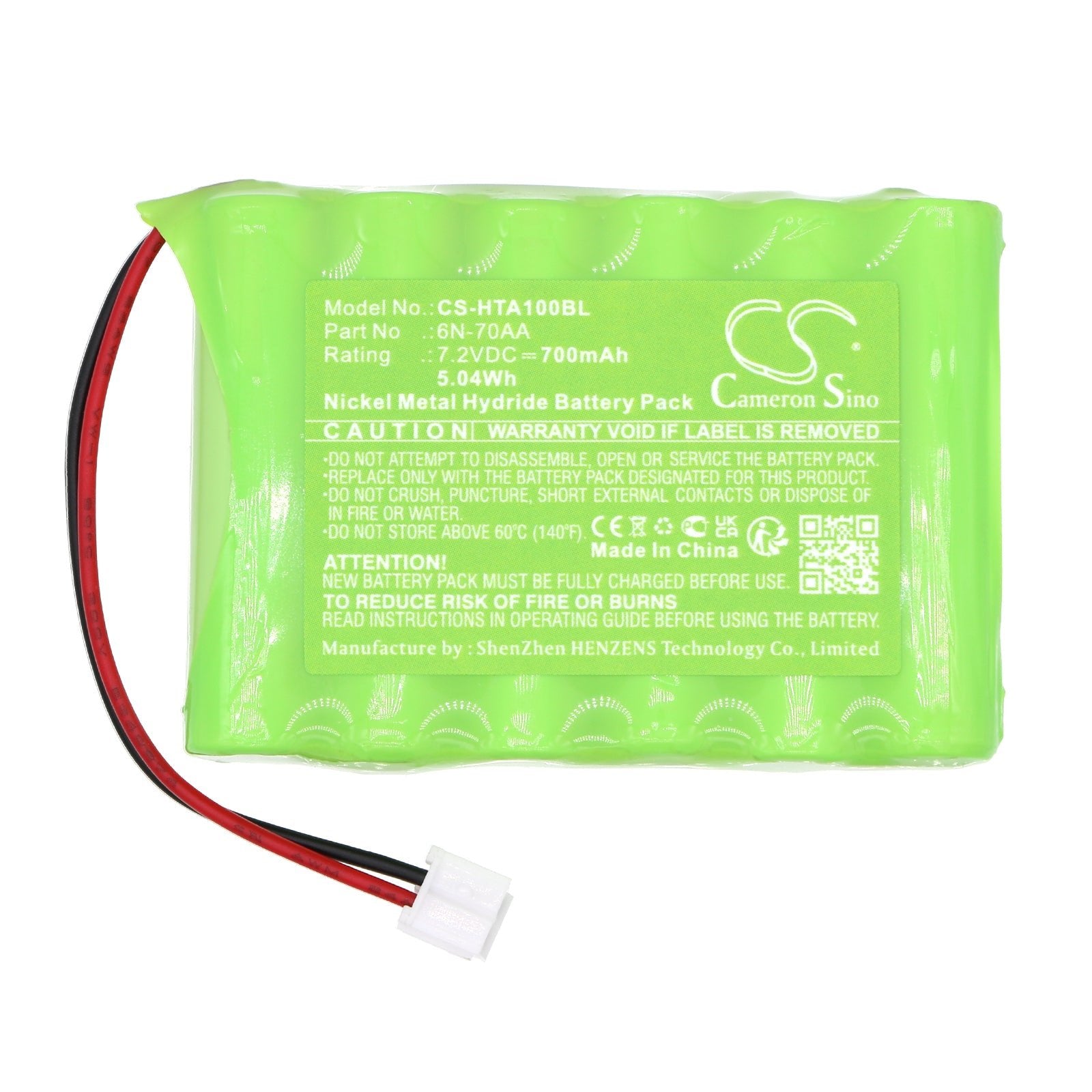 Ni-MH, Crane Remote Control Battery fits Holzleitner Ameise, 7.2V, 700mAh Crane Remote Control Cameron Sino Technology Limited