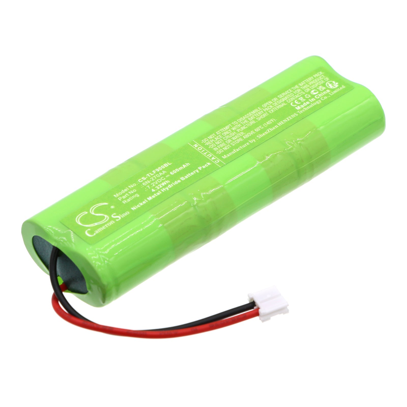 Ni-MH, Crane Remote Control Battery fits Telenot 35 973, B+b, 7.2V, 600mAh Crane Remote Control Cameron Sino Technology Limited