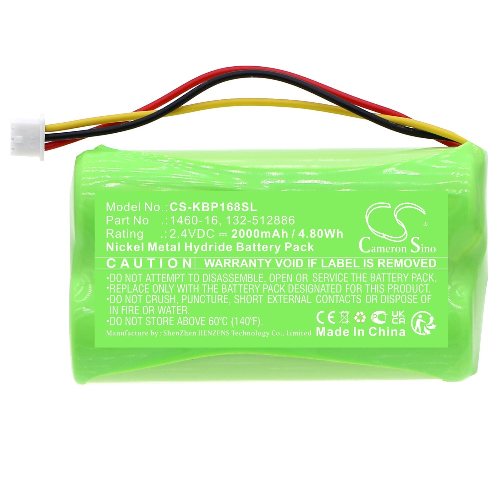 Ni-MH, Door Lock Battery fits Kaba Programmer 1460, 2.4V, 2000mAh Door Lock Cameron Sino Technology Limited