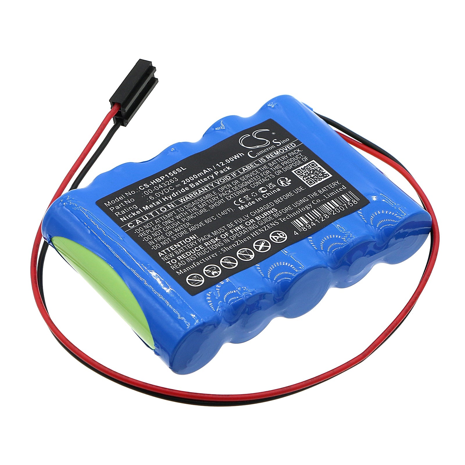 Ni-MH, Electronic Scales Battery fits Hobart Quantum Digital Deli Scale Label Print, 6.0V, 2000mAh Electronic Scales Cameron Sino Technology Limited