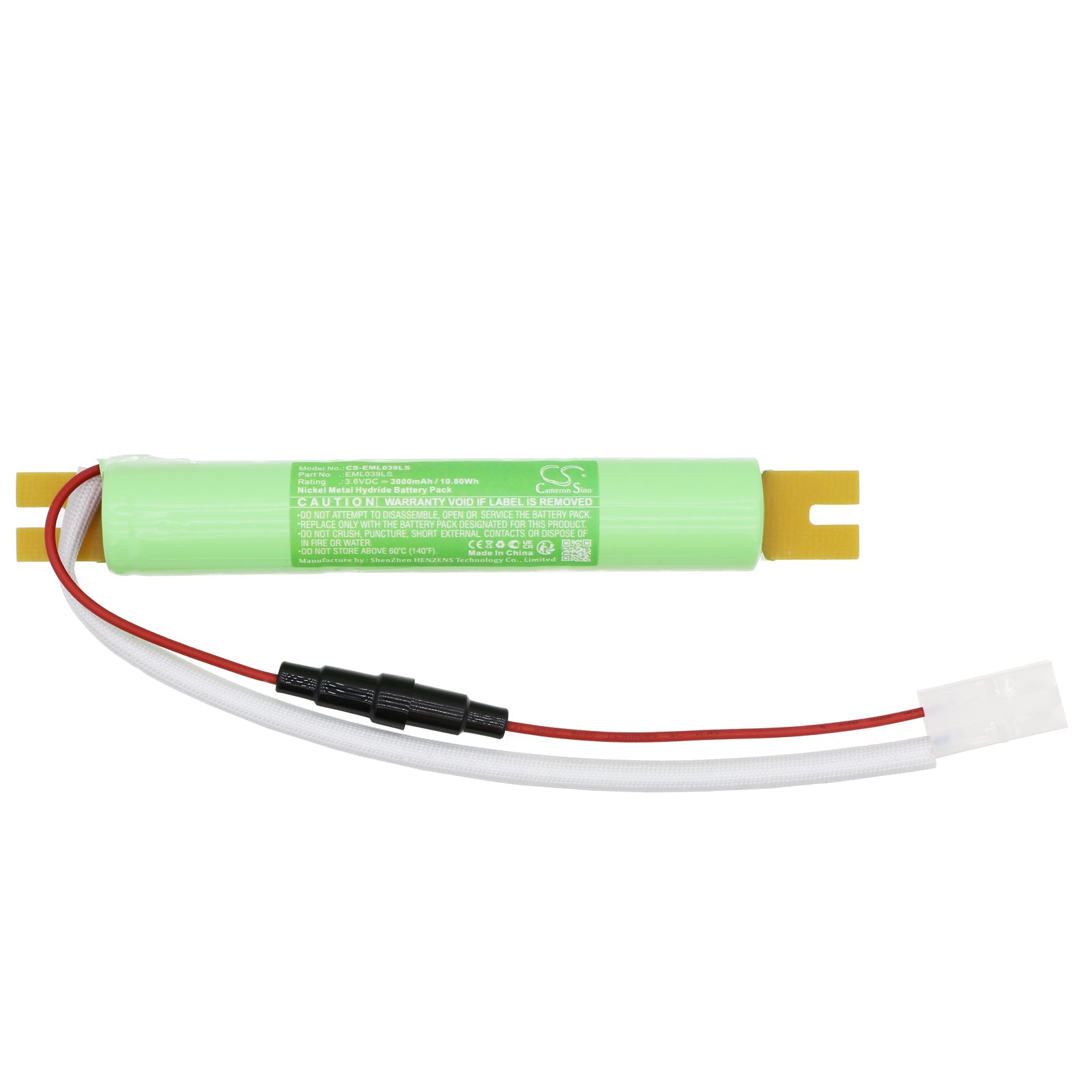 Ni-MH, Emergency Lighting Battery fits Cameron Sino Technologies, 3.6V, 3000mAh Emergency Lighting Cameron Sino Technology Limited
