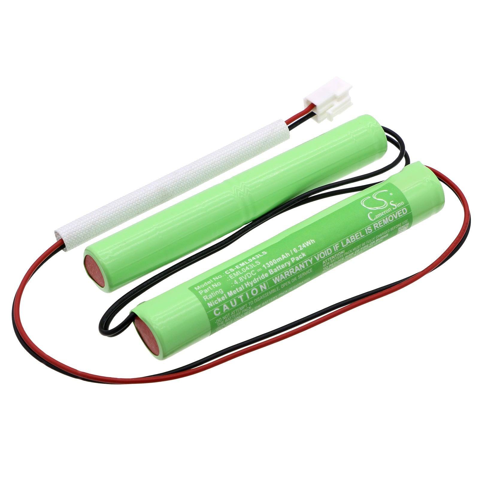 Ni-MH, Emergency Lighting Battery fits Cameron Sino Technologies, 4.8V, 1300mAh Emergency Lighting Cameron Sino Technology Limited