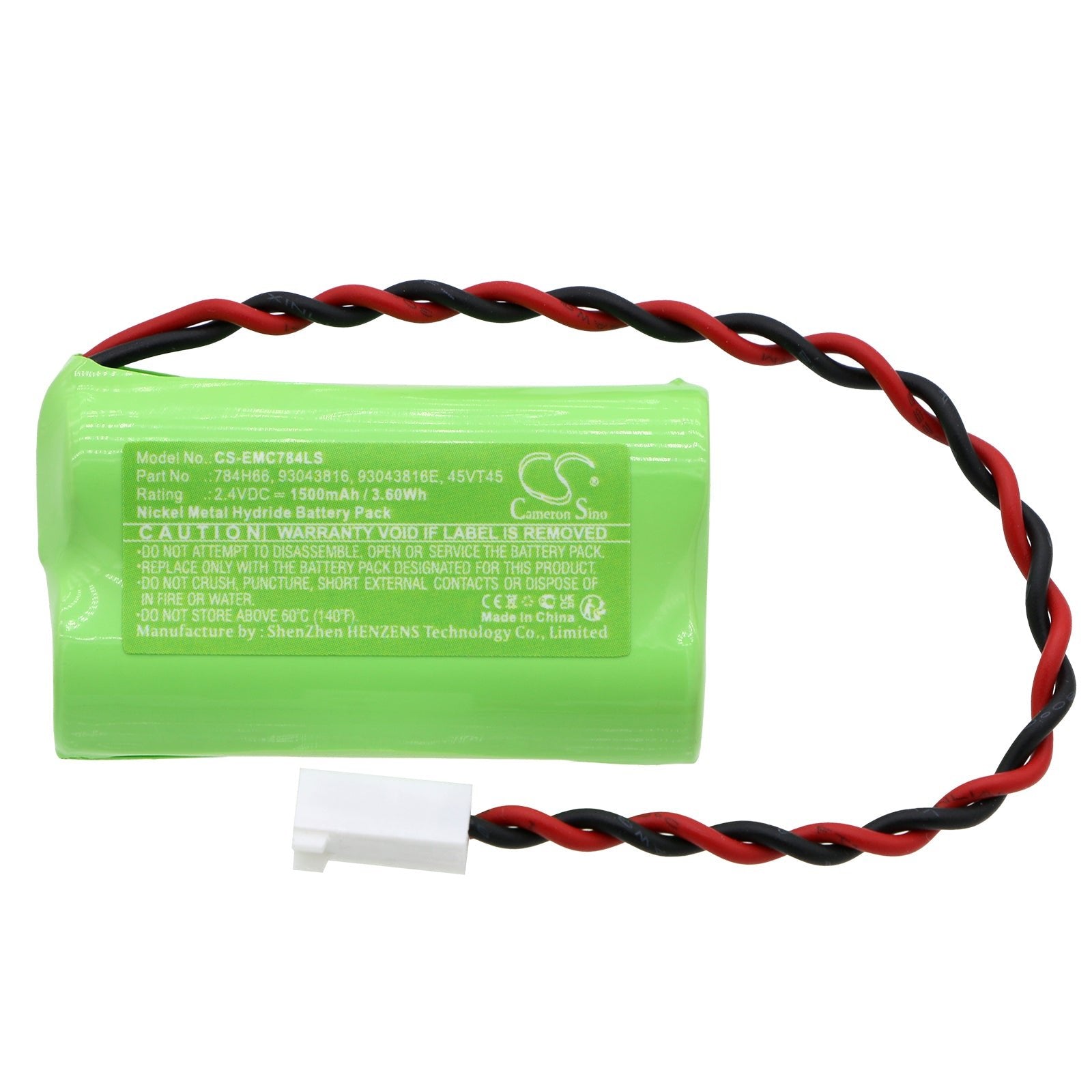 Ni-MH, Emergency Lighting Battery fits Dual-lite Cv3reb, Cv3rew, 2.4V, 1500mAh Emergency Lighting Cameron Sino Technology Limited