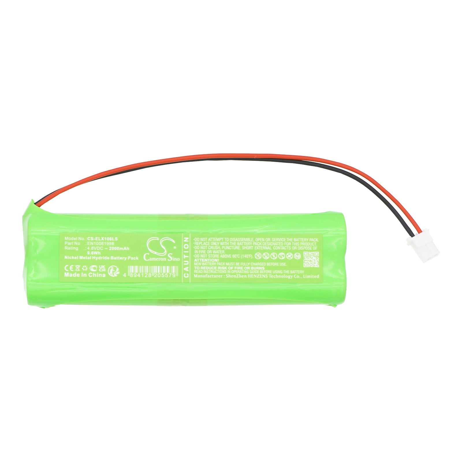 Ni-MH, Emergency Lighting Battery fits Esylux Sle, Slf, 4.8V, 2000mAh Emergency Lighting Cameron Sino Technology Limited