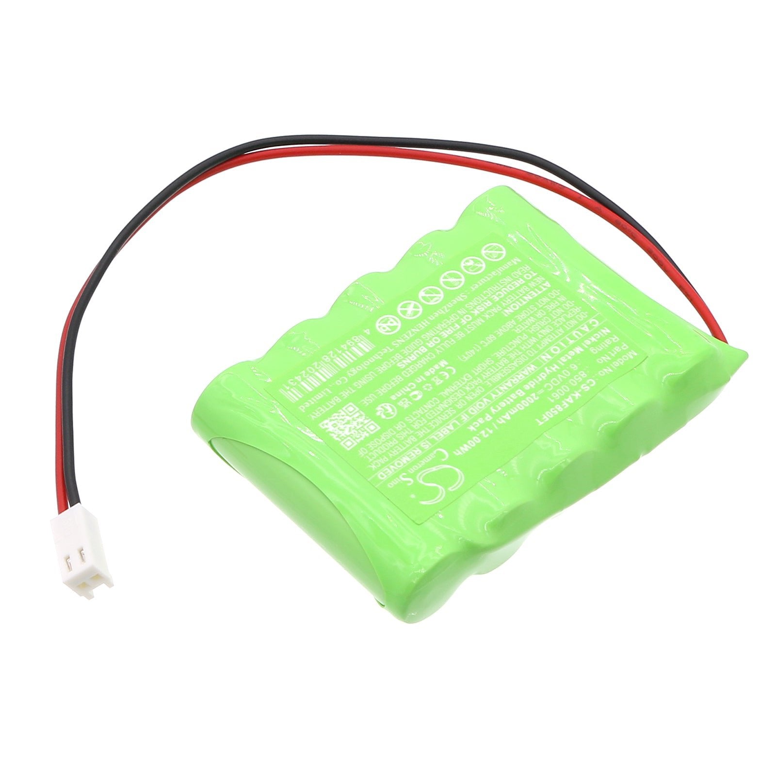 Ni-MH, Emergency Lighting Battery fits Kaufel 850.0061, 6.0V, 2000mAh Emergency Lighting Cameron Sino Technology Limited