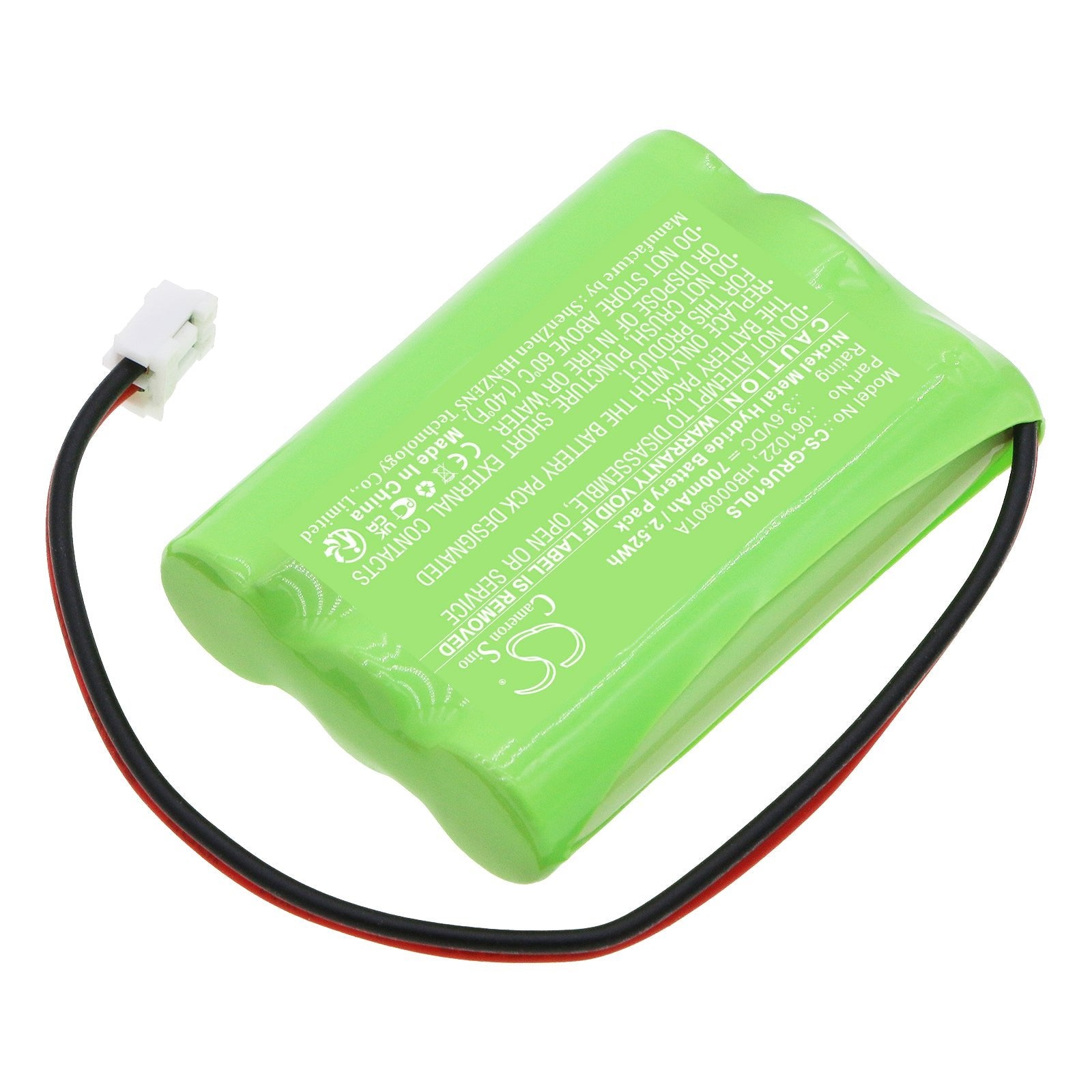 Ni-MH, Emergency Lighting Battery fits Legrand 061022, 62520, 3.6V, 700mAh Emergency Lighting Cameron Sino Technology Limited