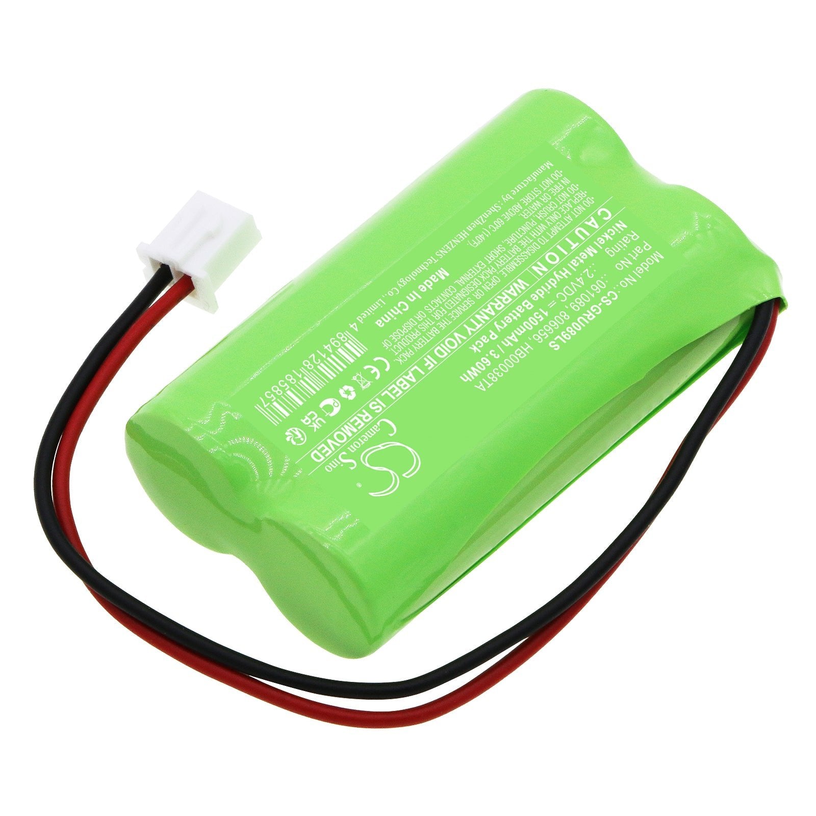 Ni-MH, Emergency Lighting Battery fits Legrand 062614, 62624, 2.4V, 1500mAh Emergency Lighting Cameron Sino Technology Limited