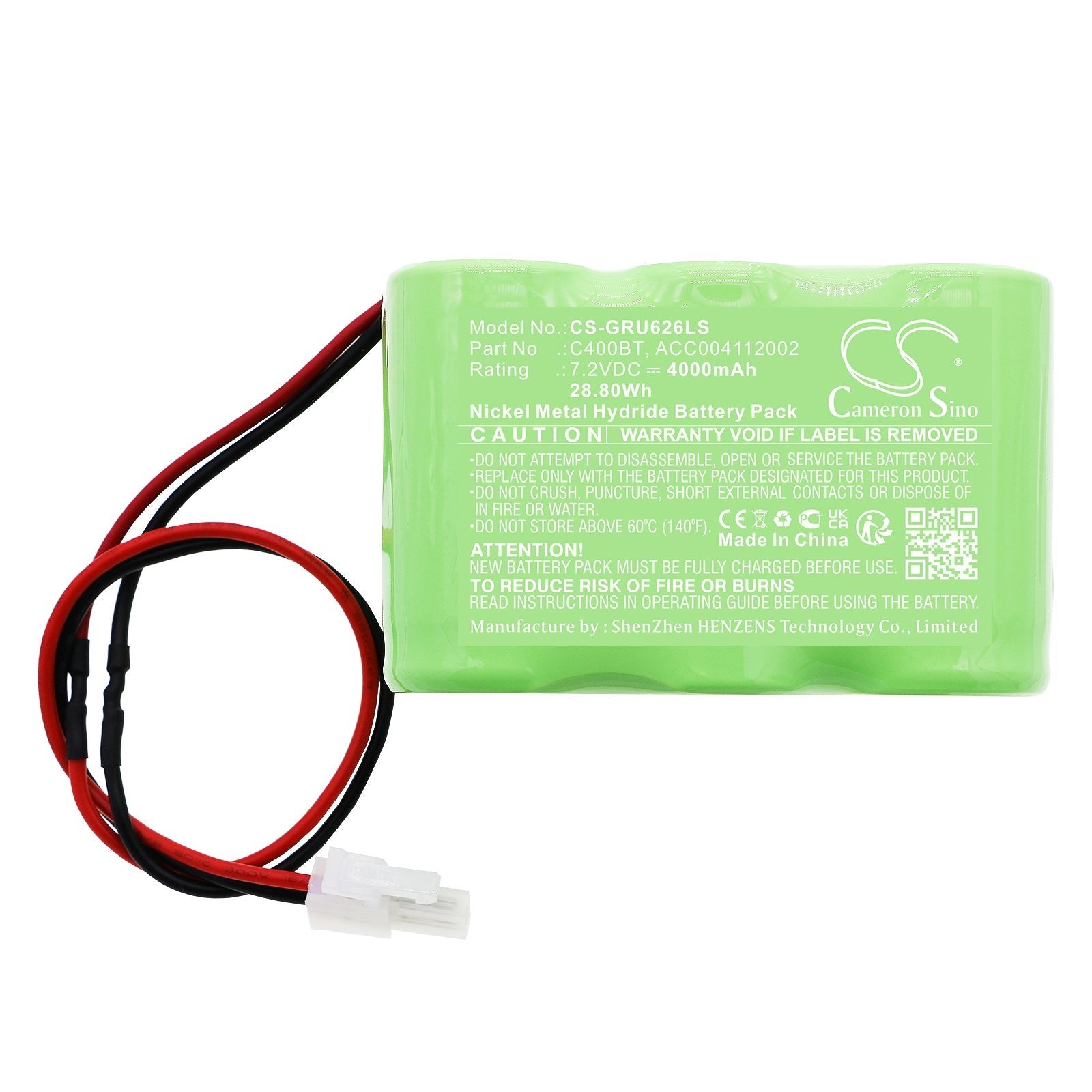 Ni-MH, Emergency Lighting Battery fits Legrand 062632, 660975, 7.2V, 4000mAh Emergency Lighting Cameron Sino Technology Limited