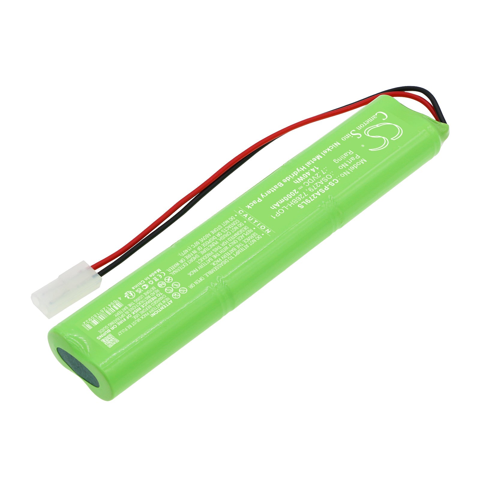 Ni-MH, Emergency Lighting Battery fits Powersonic A6090-2, 7.2V, 2000mAh Emergency Lighting Cameron Sino Technology Limited