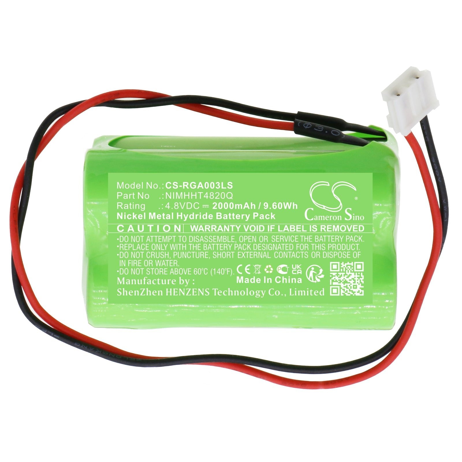 Ni-MH, Emergency Lighting Battery fits Rp-technik Nimhht4820q, Abm (sc), 4.8V, 2000mAh Emergency Lighting Cameron Sino Technology Limited