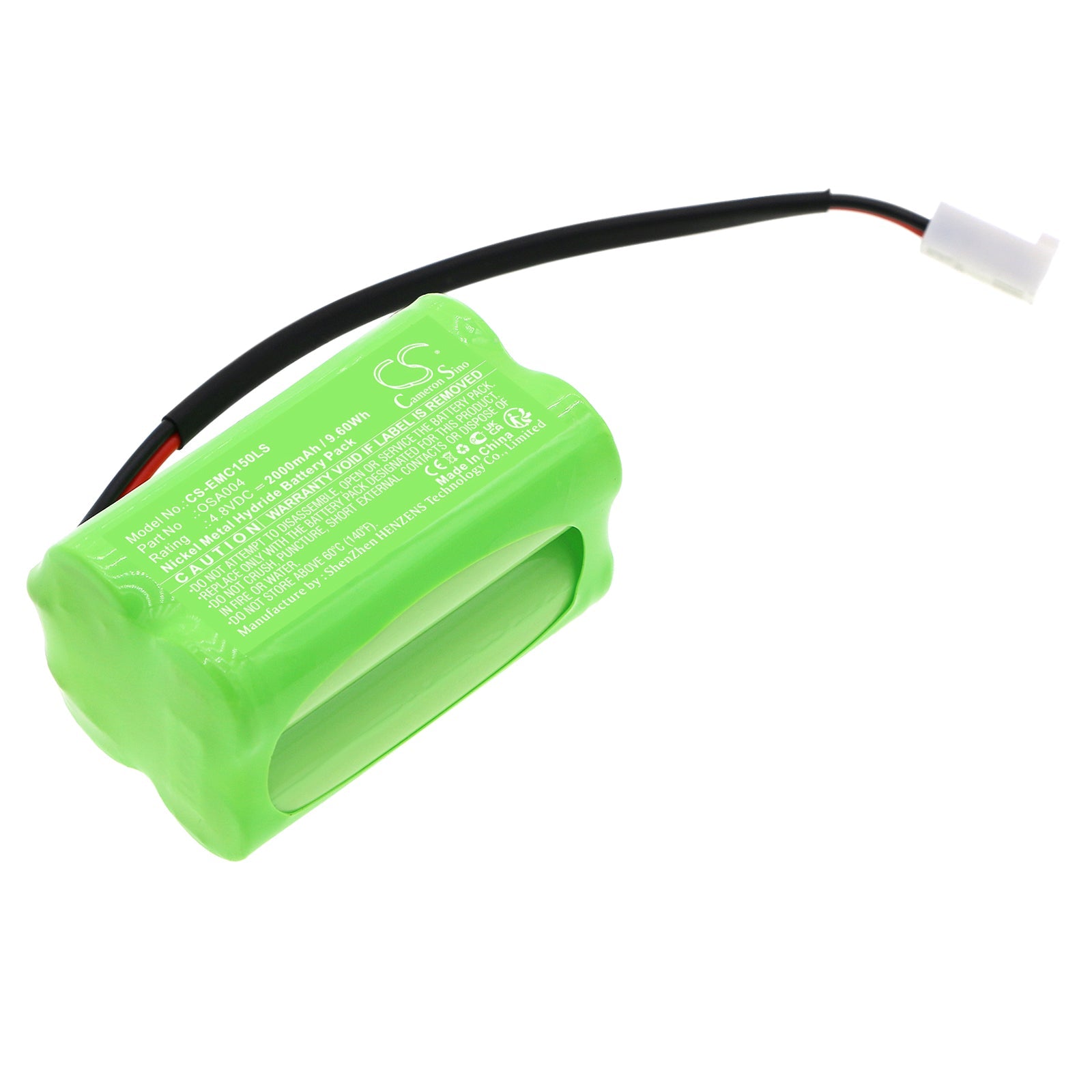 Ni-MH, Emergency Lighting Battery fits Saft 0120894-a, Astralite 20-0001, 4.8V, 2000mAh Emergency Lighting Cameron Sino Technology Limited