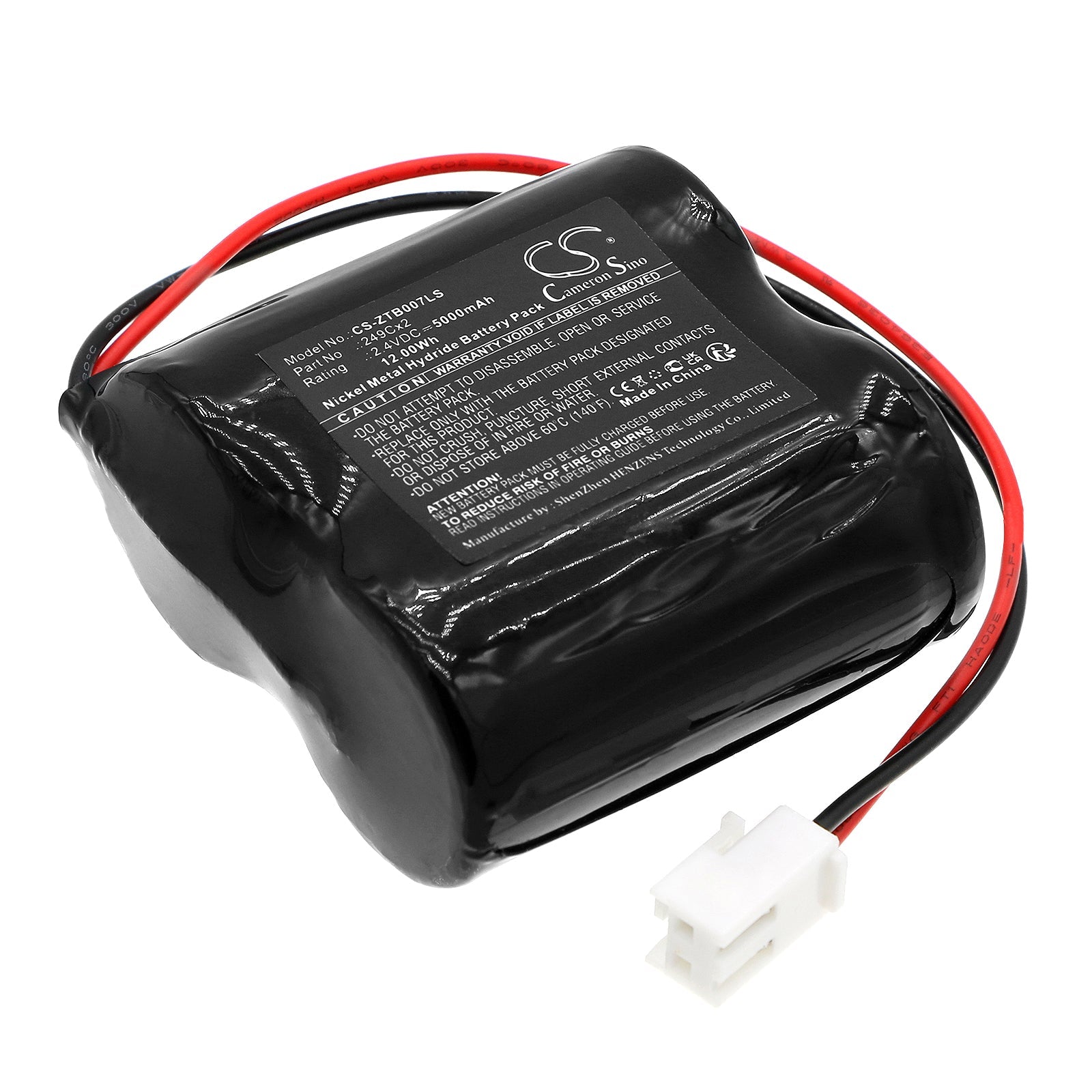 Ni-MH, Emergency Lighting Battery fits Zumtobel 00072883, 72883, 2.4V, 5000mAh Emergency Lighting Cameron Sino Technology Limited