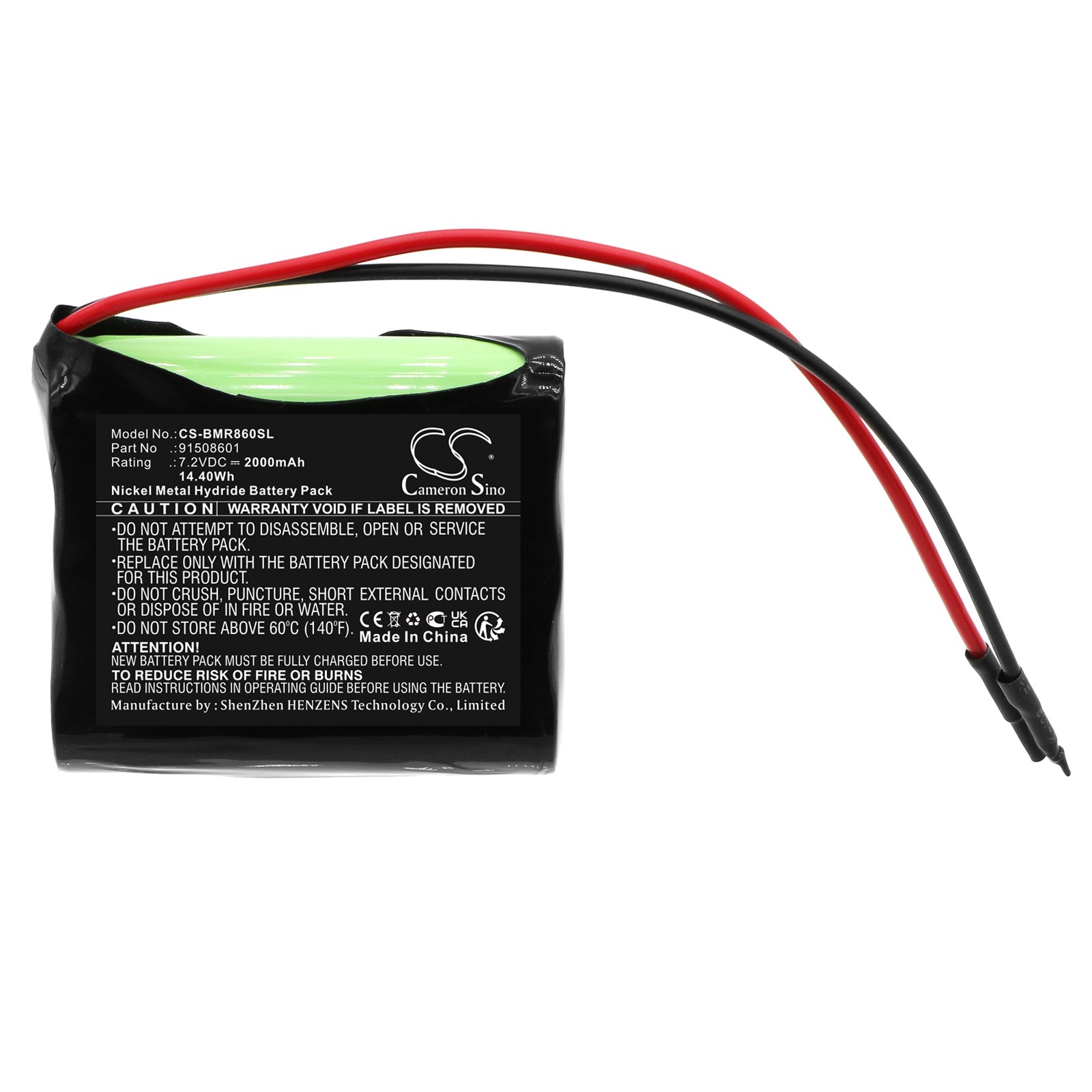 Ni-MH, Equipment, Survey, Test Battery fits Bamo Ier Mudline Tgs, 7.2V, 2000mAh Equipment, Survey, Test Cameron Sino Technology Limited