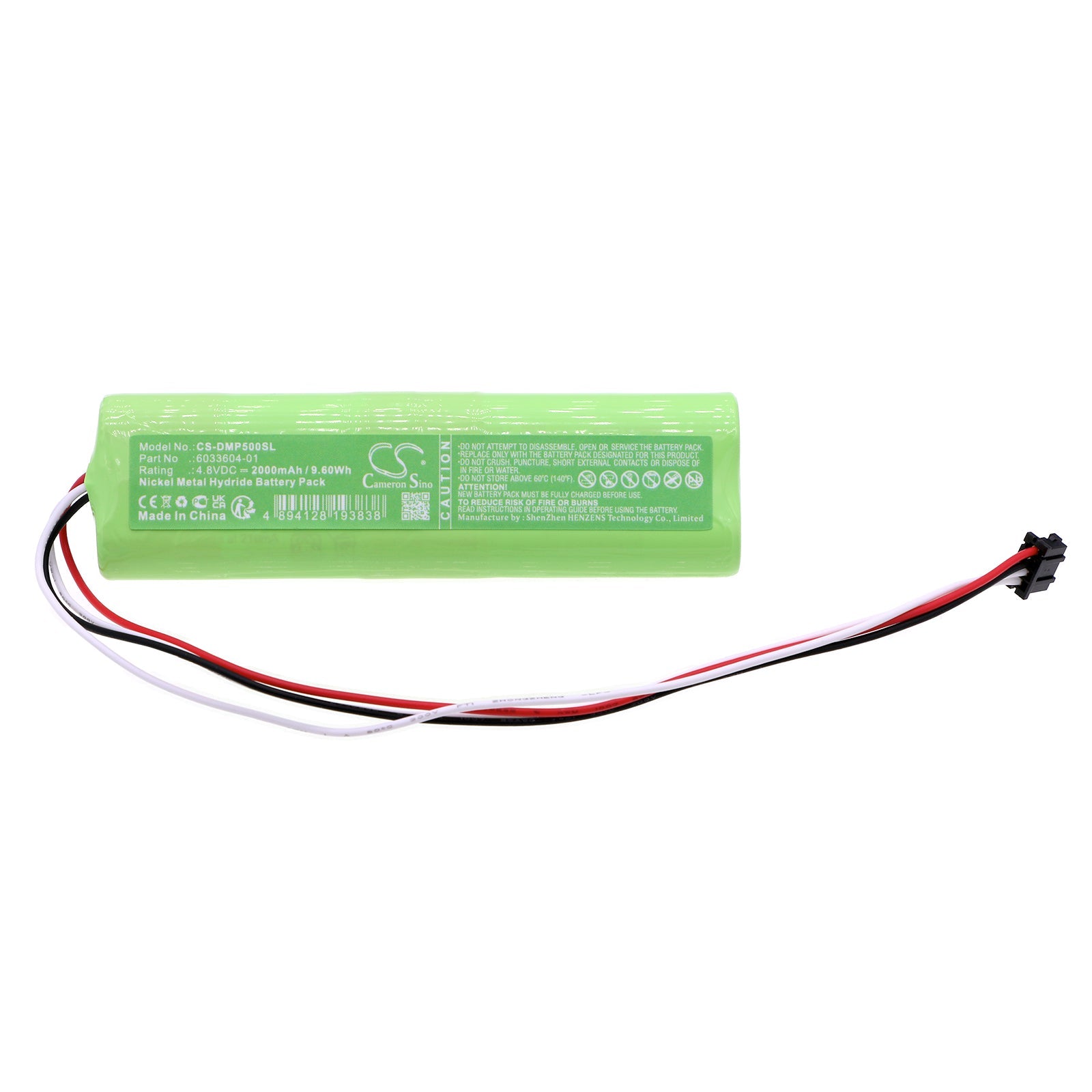 Ni-MH, Equipment, Survey, Test Battery fits Drager Em200, Msi P5, 4.8V, 2000mAh Equipment, Survey, Test Cameron Sino Technology Limited