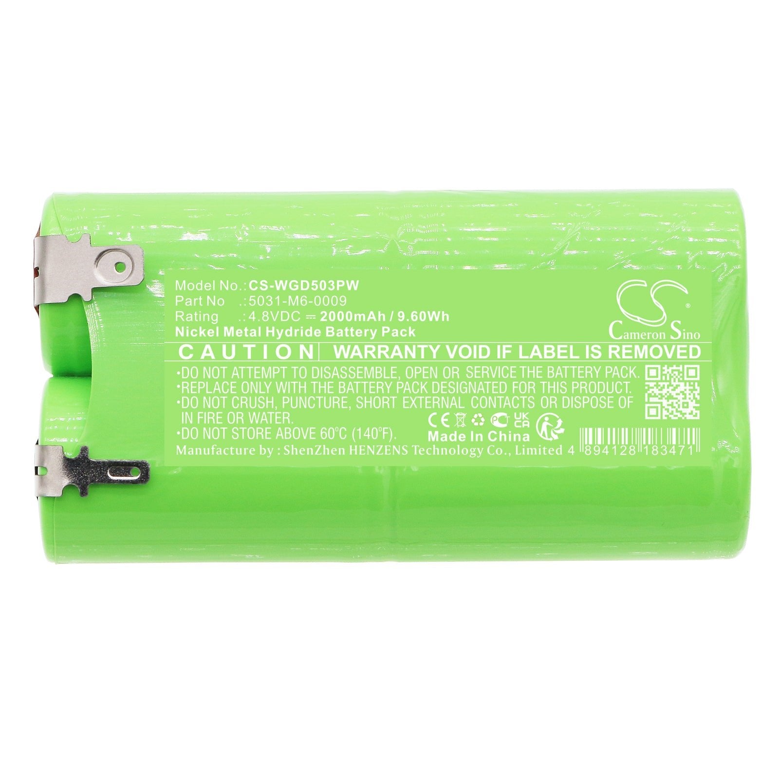 Ni-MH, Gardening Tools Battery fits Wolf Garten 7085916, Accu 80, 4.8V, 2000mAh Gardening Tools Cameron Sino Technology Limited