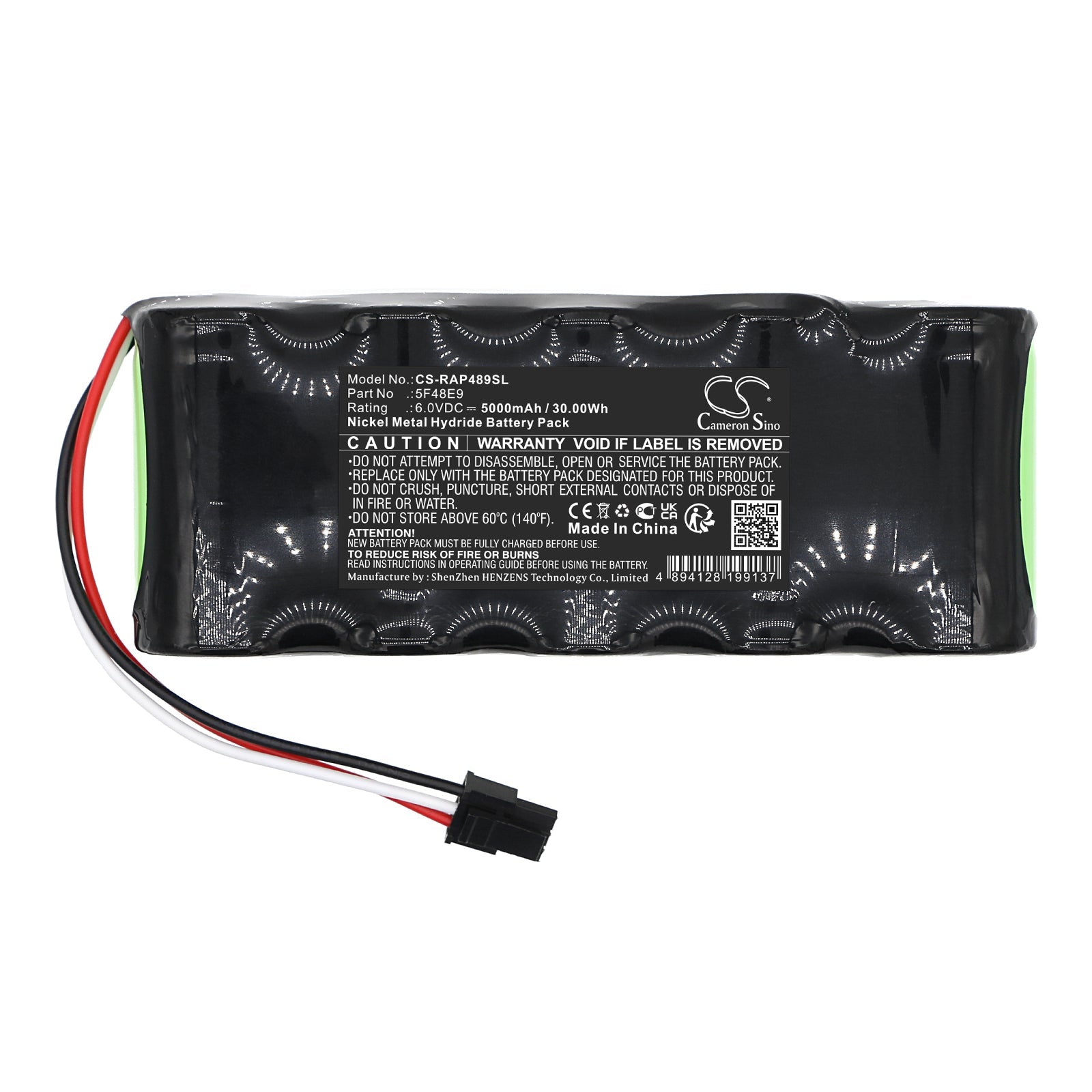 Ni-MH, Home Security Camera Battery fits Ring Sidewalk Bridge Pro, 6.0V, 5000mAh Home Security Camera Cameron Sino Technology Limited