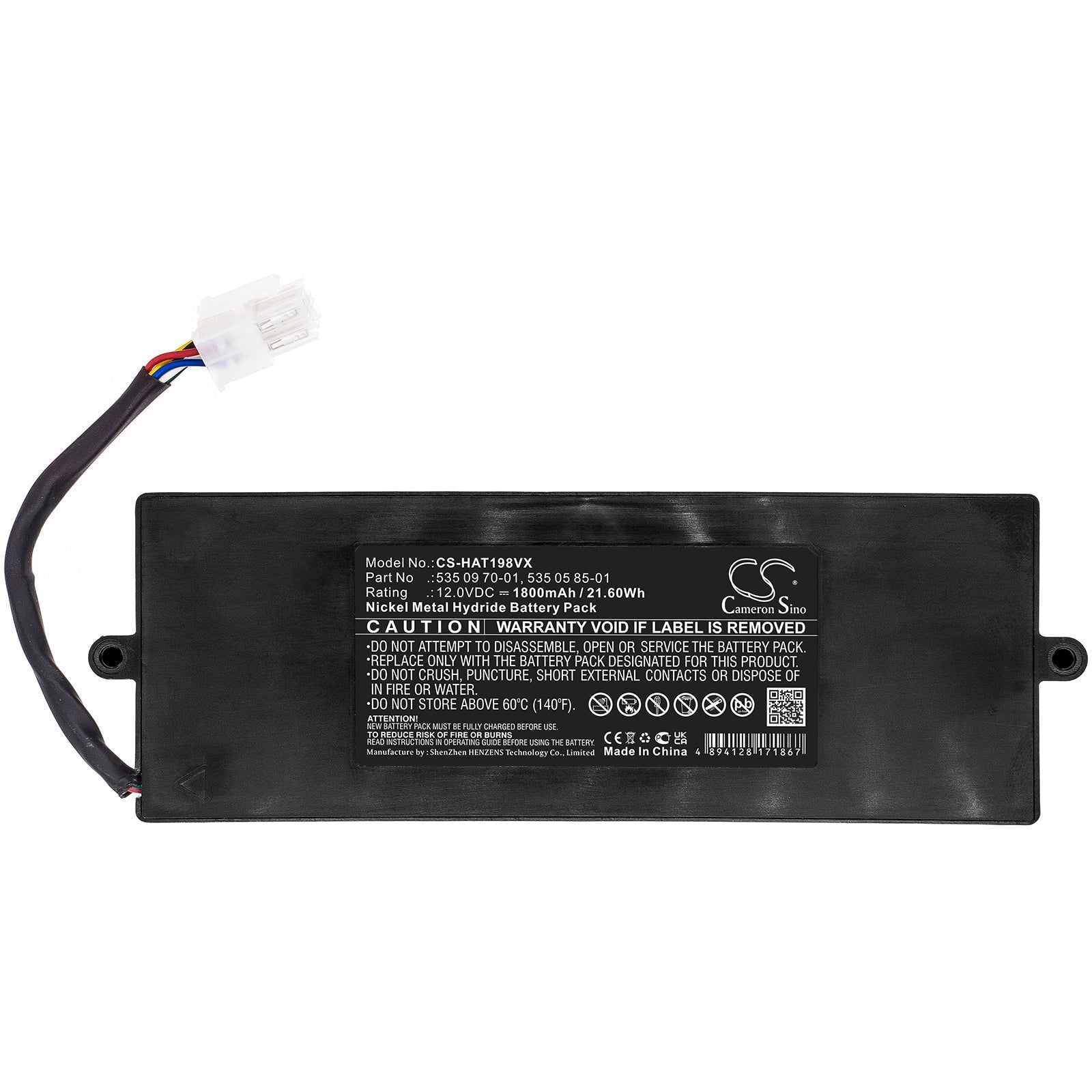 Ni-MH, Lawn Mowers Battery fits Husqvarna Solar Mower 1999-02, Solar Mower 2000-02, 12.0V, 1800mAh Lawn Mowers Cameron Sino Technology Limited