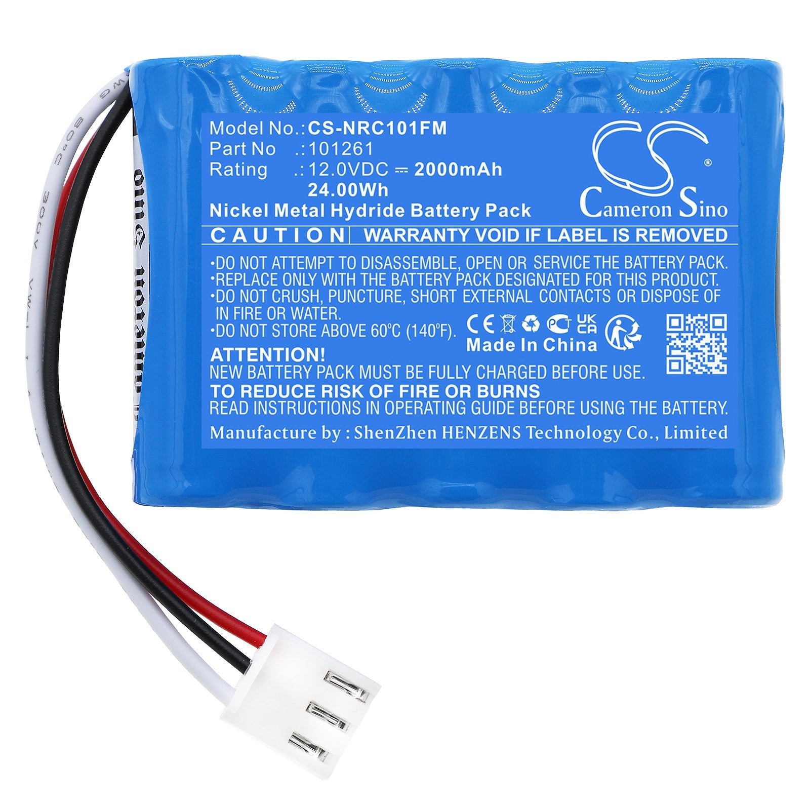 Ni-MH, Marine Safety & Flotation Devices Battery fits Navgard Bnwas Dubilier Dbc101261, 12.0V, 2000mAh Marine Safety & Flotation Devices Cameron Sino Technology Limited
