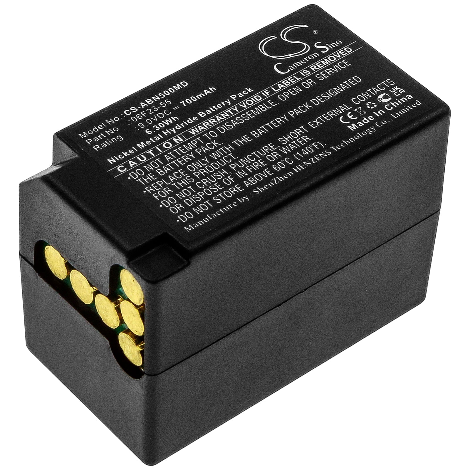 Ni-MH, Medical Battery fits Abbott An-500, I-stat 1, 9.0V, 700mAh Medical Cameron Sino Technology Limited