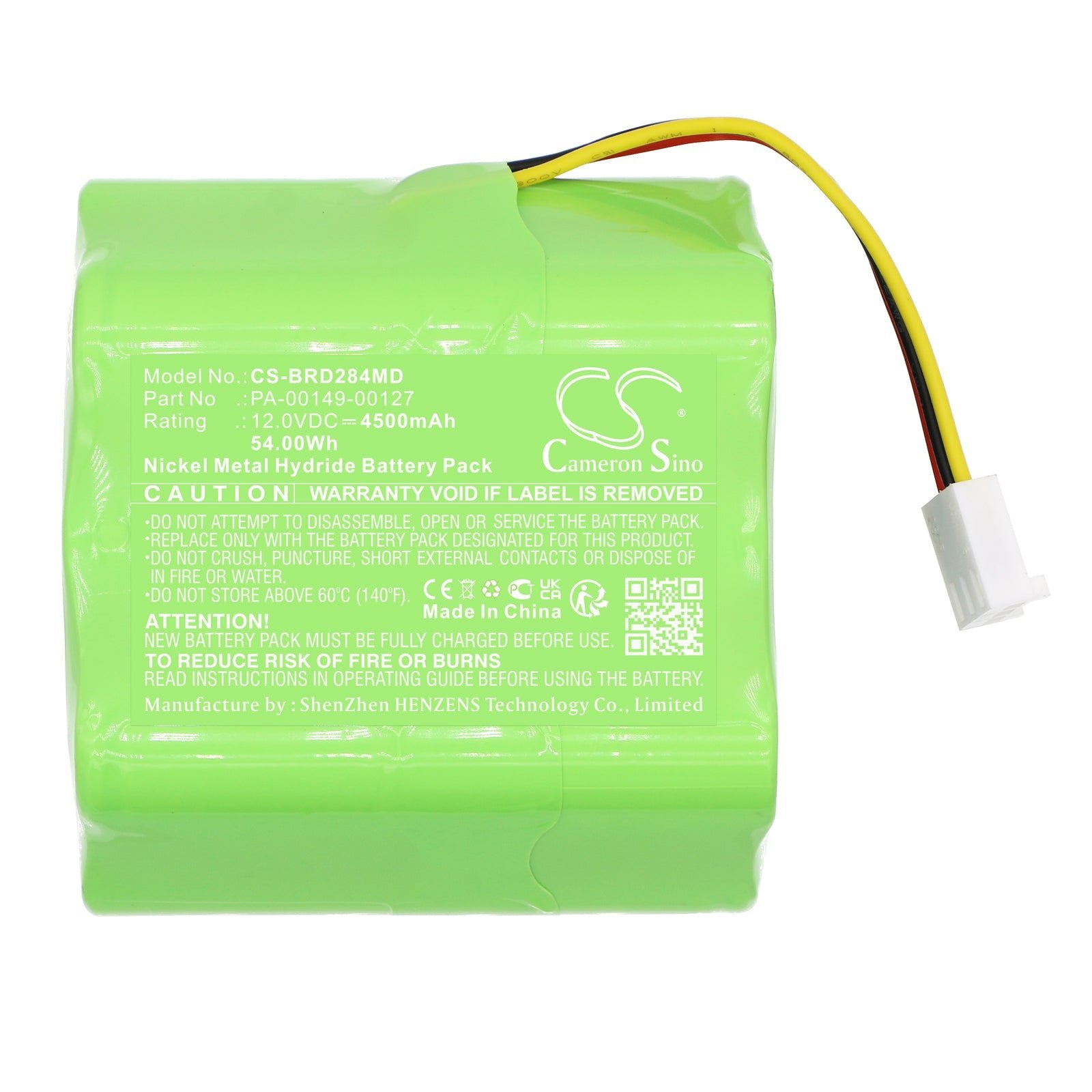 Ni-MH, Medical Battery fits Bard Medsystems Portascan, Ultrasound Bardscan, 12.0V, 4500mAh Medical Cameron Sino Technology Limited