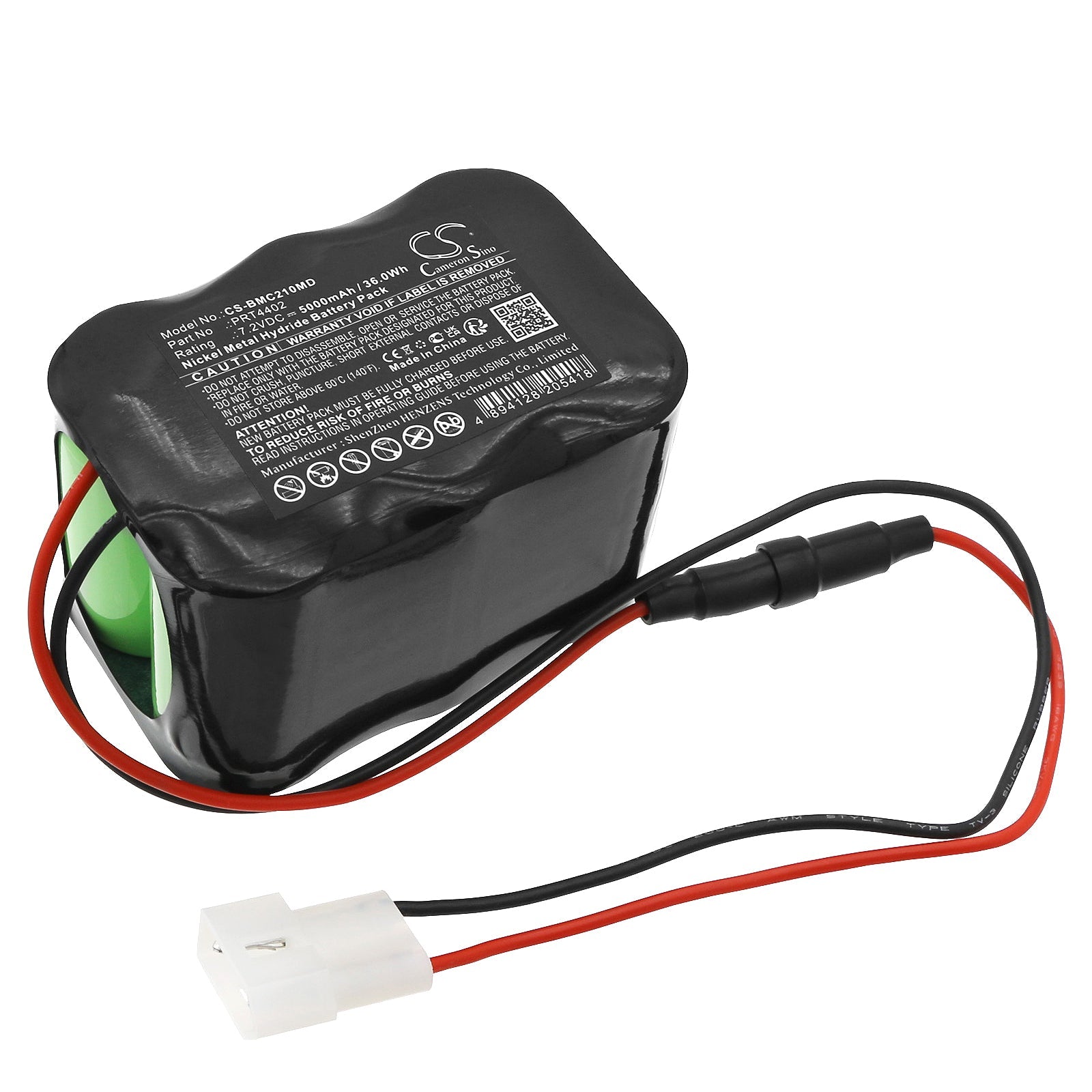 Ni-MH, Medical Battery fits Biomedical Crossvent 2i, Crossvent 3, 7.2V, 5000mAh Medical Cameron Sino Technology Limited