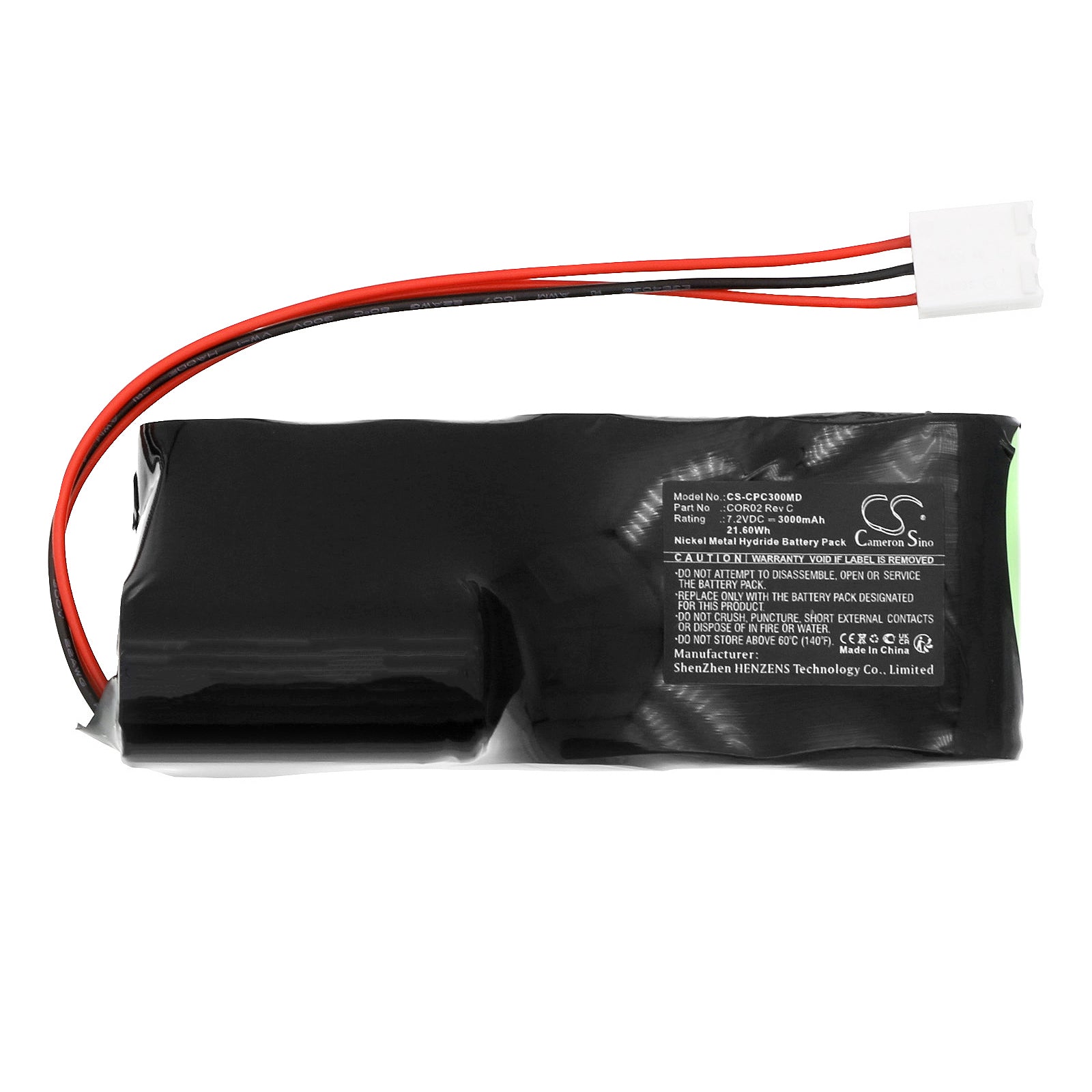 Ni-MH, Medical Battery fits Corpak Corflo 300 Enternal Pump, 7.2V, 3000mAh Medical Cameron Sino Technology Limited