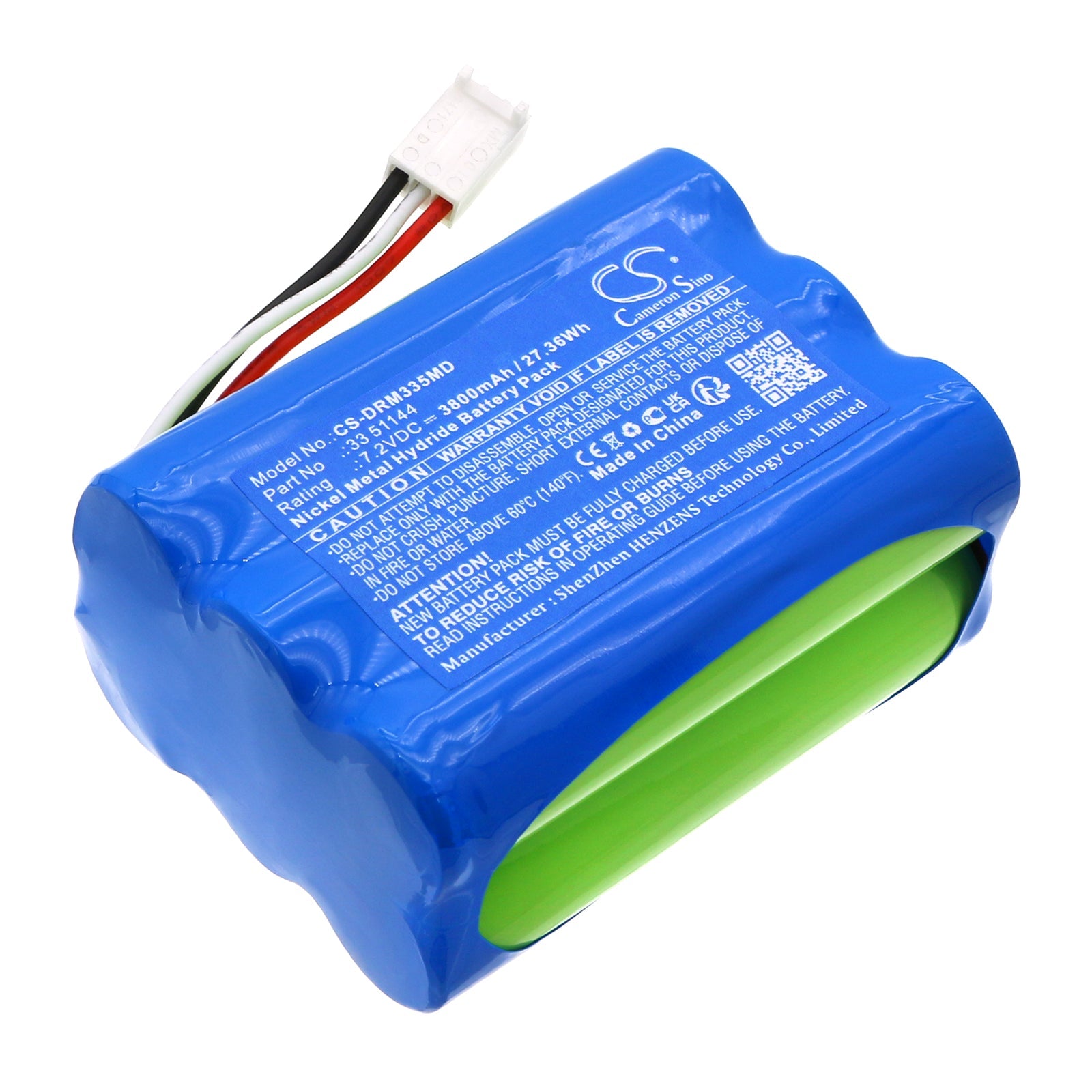 Ni-MH, Medical Battery fits Drager Pss Merlin, 7.2V, 3800mAh Medical Cameron Sino Technology Limited