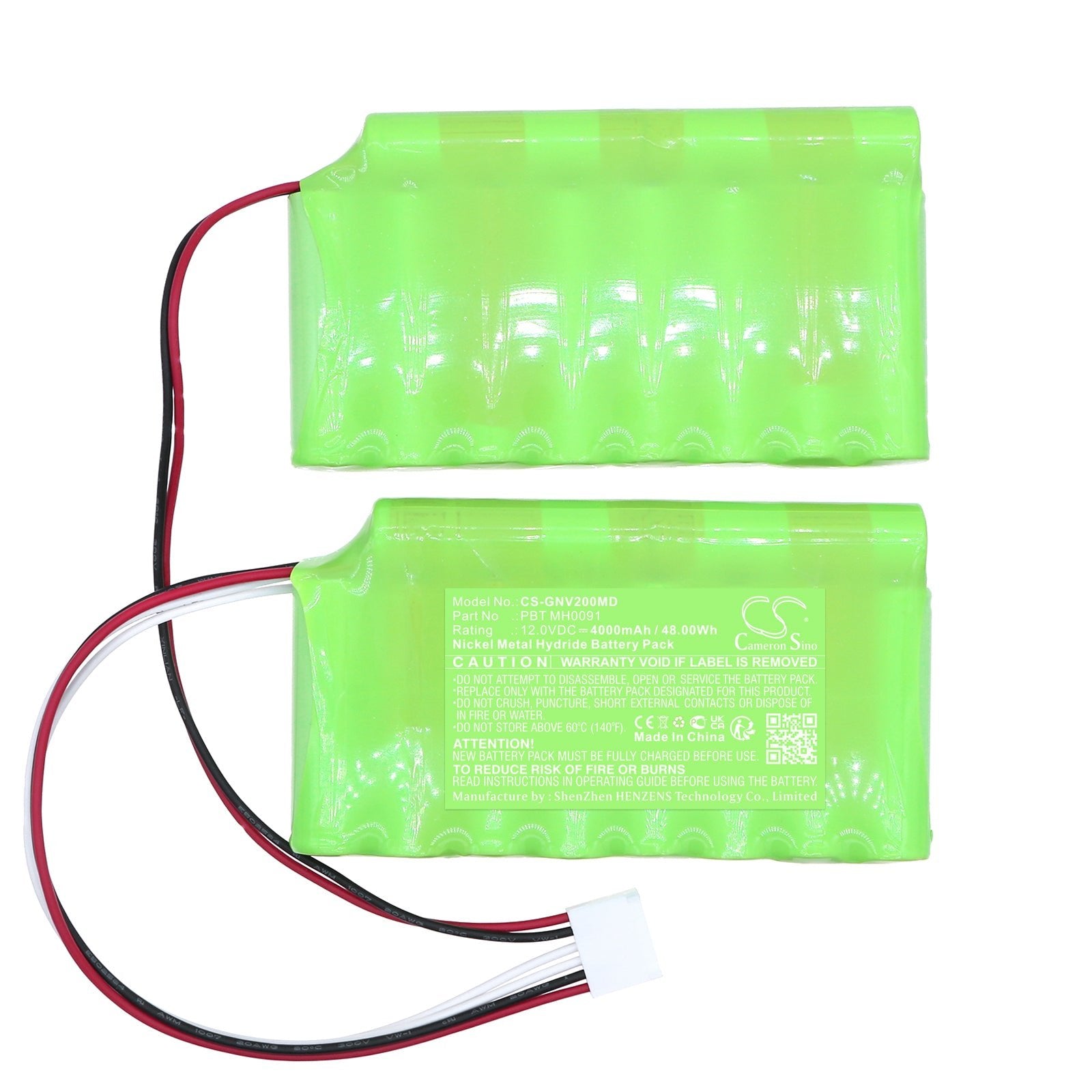 Ni-MH, Medical Battery fits Globus Lipozero G150, Lipozero G39, 12.0V, 4000mAh Medical Cameron Sino Technology Limited