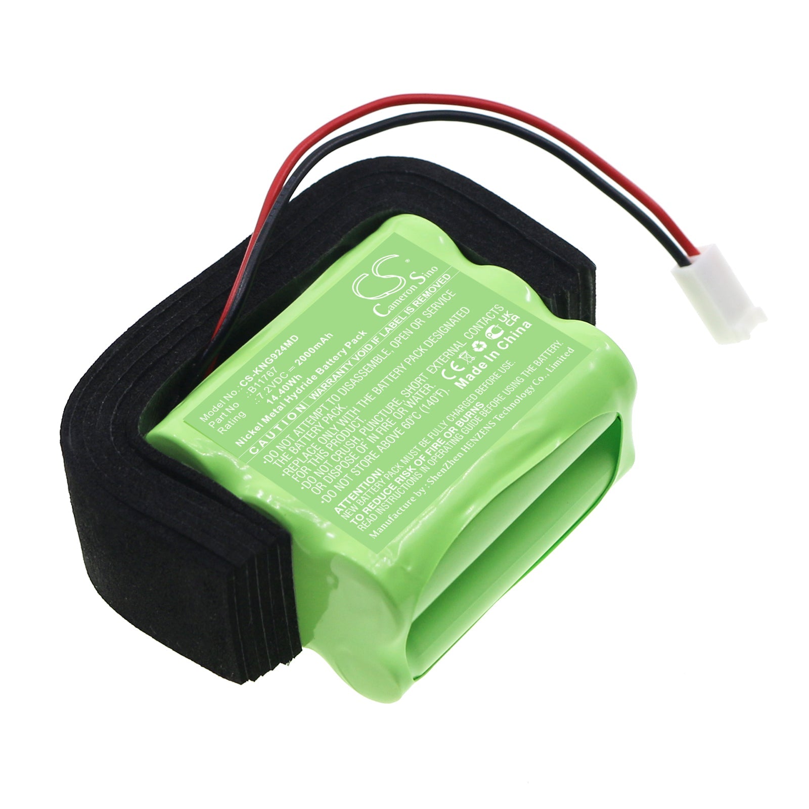 Ni-MH, Medical Battery fits Kangaroo 924 Enteral Feeding Pump, 7.2V, 2000mAh Medical Cameron Sino Technology Limited