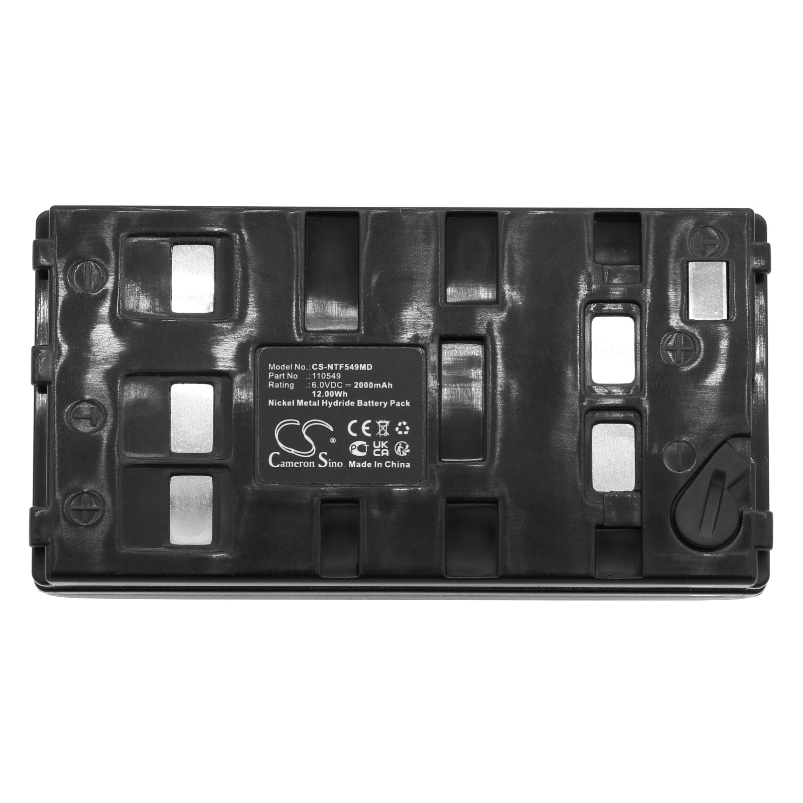 Ni-MH, Medical Battery fits Natus Fischer-zoth Echo Screen Class, 6.0V, 2000mAh Medical Cameron Sino Technology Limited