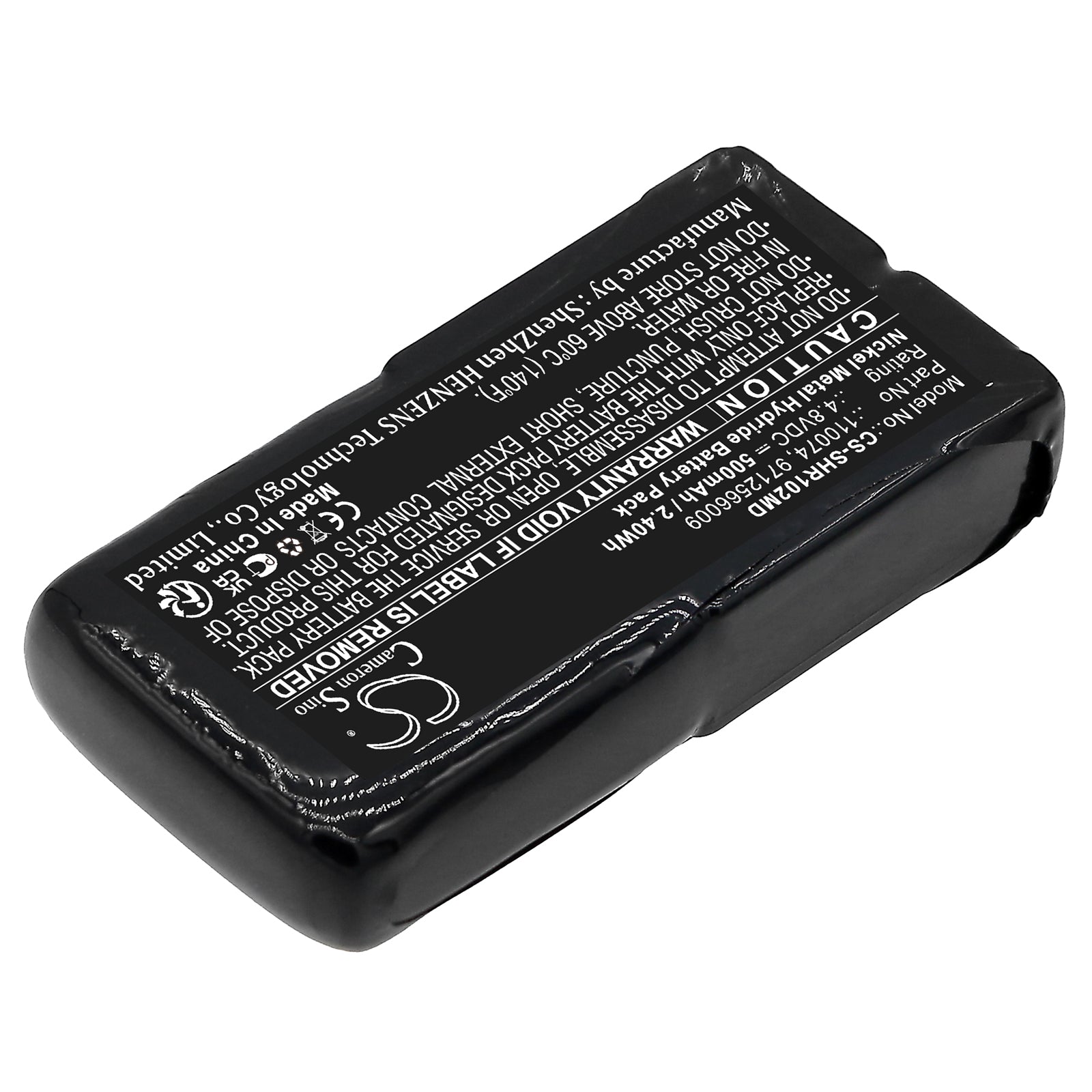 Ni-MH, Medical Battery fits Schiller Blutdruckmessgerat Br102, Br-102, 4.8V, 500mAh Medical Cameron Sino Technology Limited