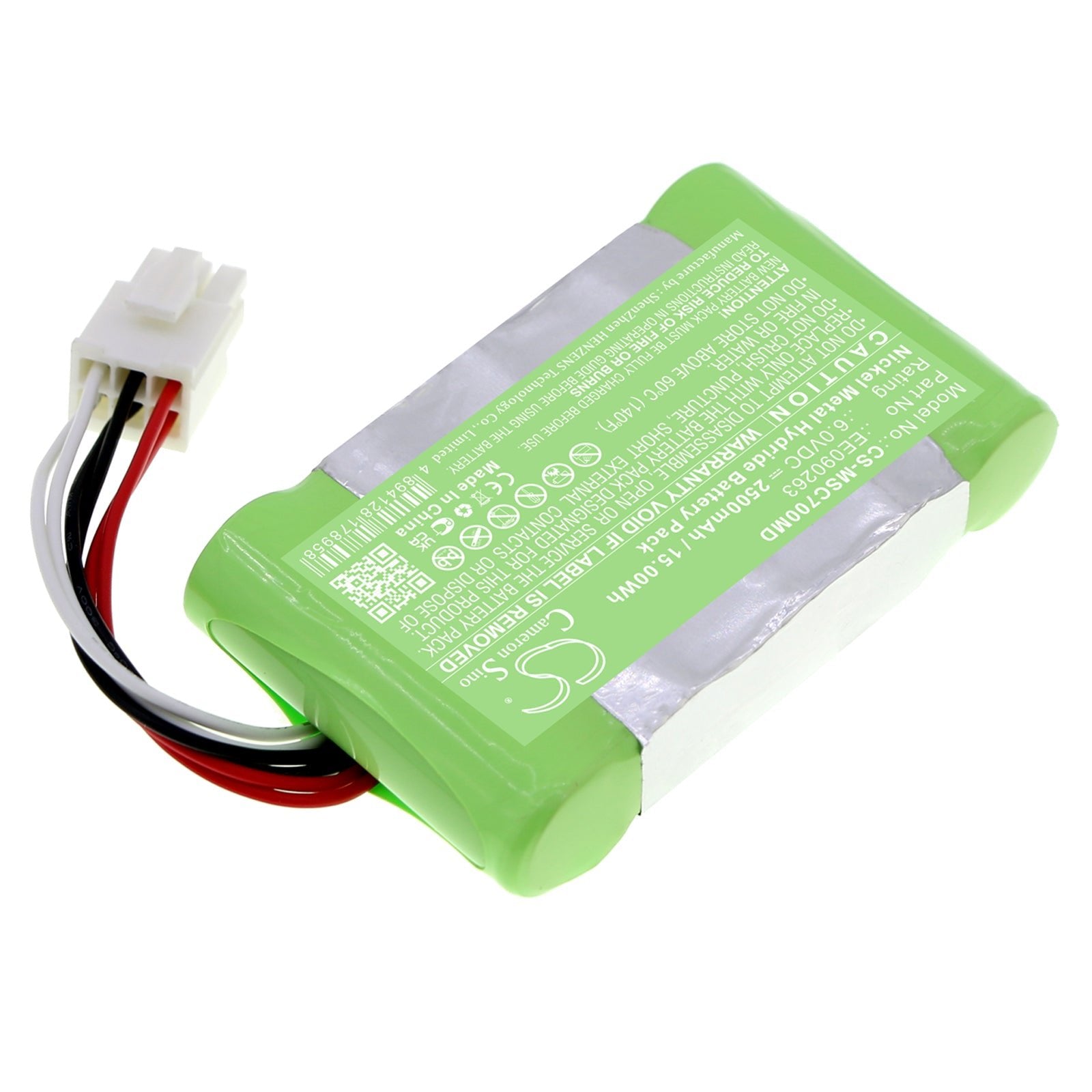 Ni-MH, Medical Battery fits Siemens Sc7000 Patient Monitor, Sc9000 Patient Monitor, 6.0V, 2500mAh Medical Cameron Sino Technology Limited