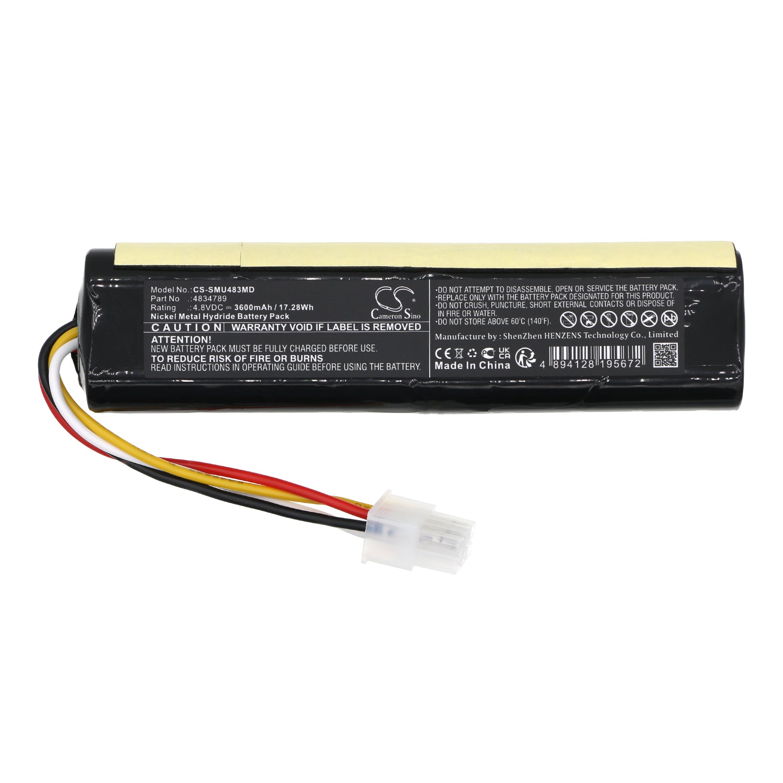 Ni-MH, Medical Battery fits Siemens Sonoline Antares Ultrasound, Sonoline Antares Ultrasound S-, 4.8V, 3600mAh Medical Cameron Sino Technology Limited