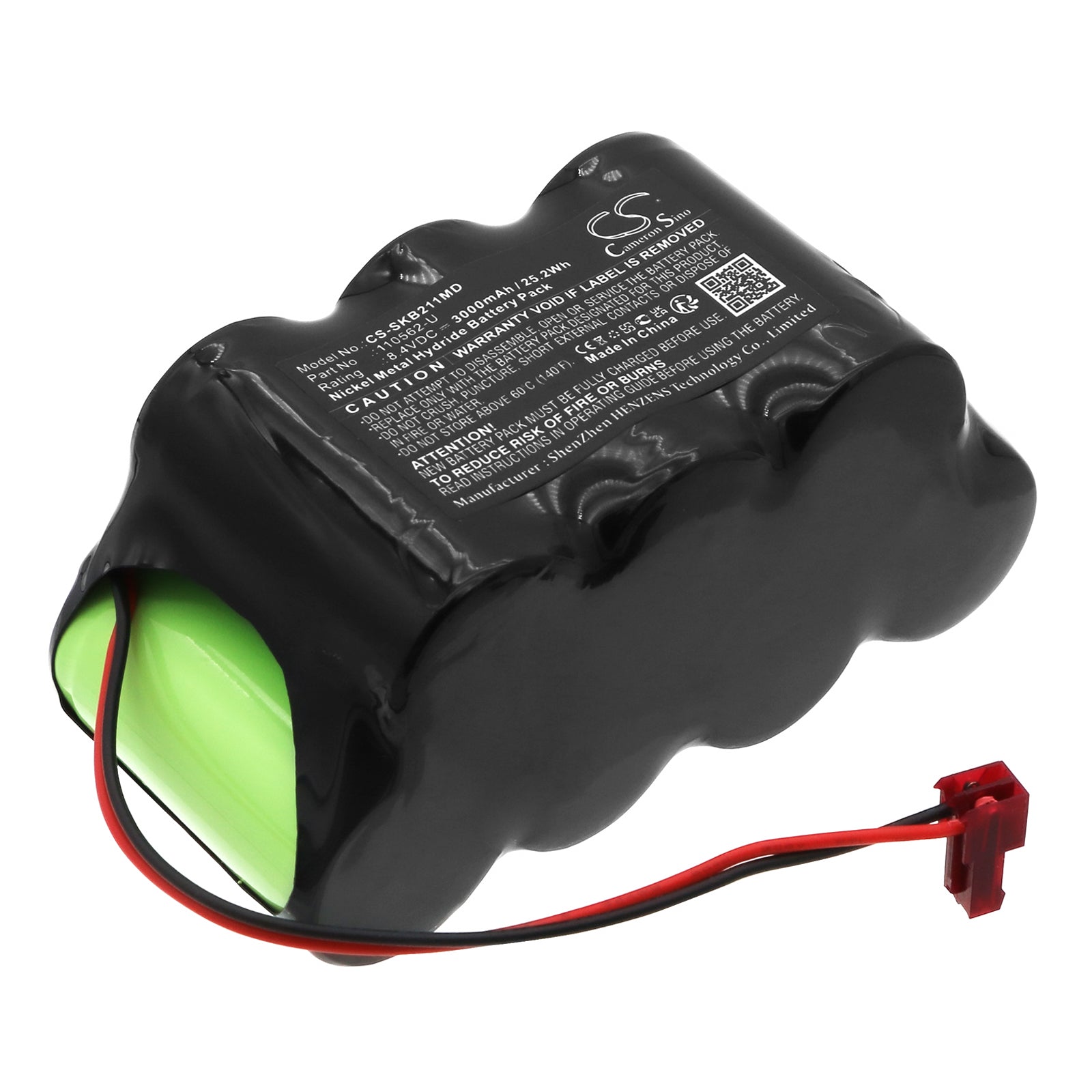 Ni-MH, Medical Battery fits Stryker 211-22 Power Pack Interpulse, 8.4V, 3000mAh Medical Cameron Sino Technology Limited