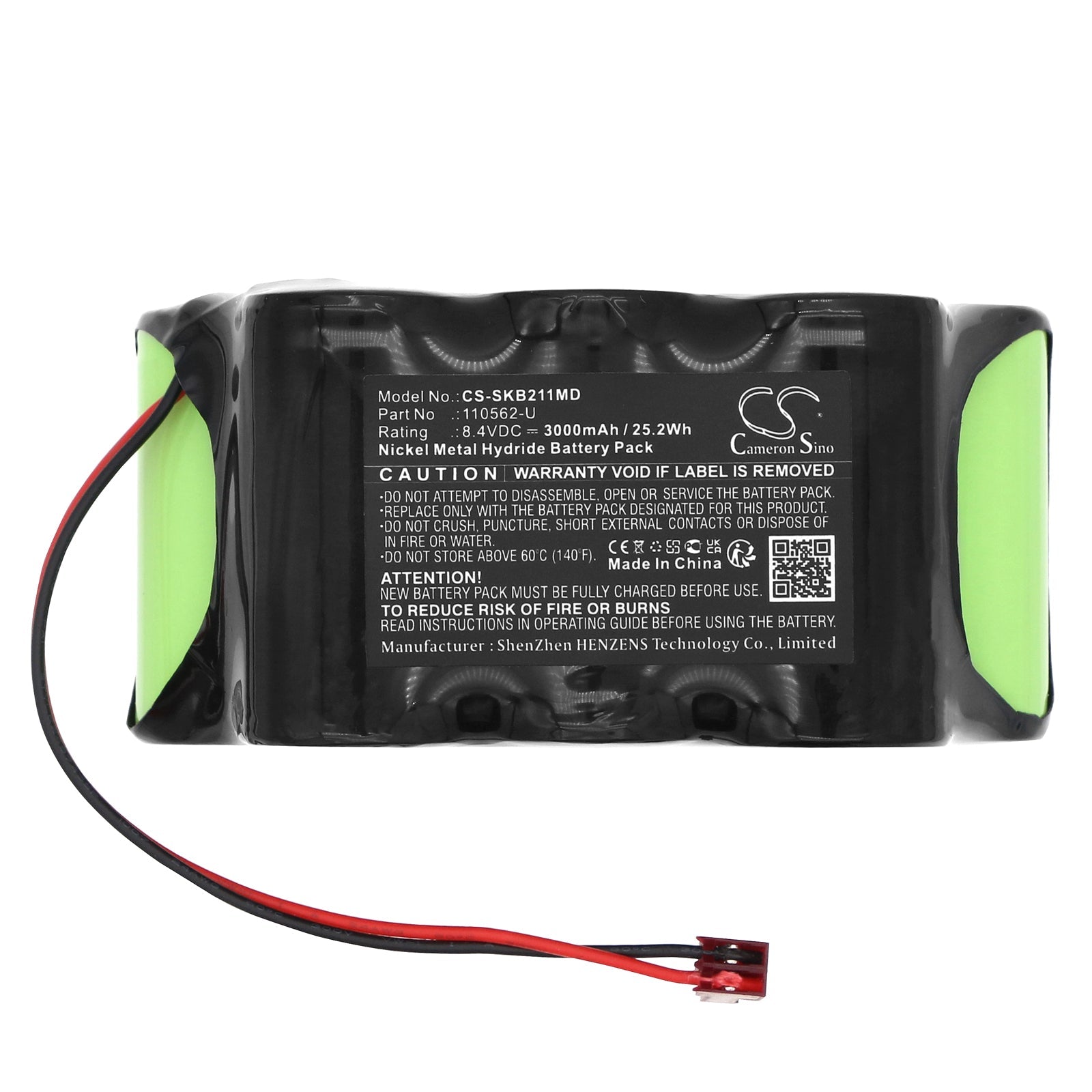 Ni-MH, Medical Battery fits Stryker 211-22 Power Pack Interpulse, 8.4V, 3000mAh Medical Cameron Sino Technology Limited