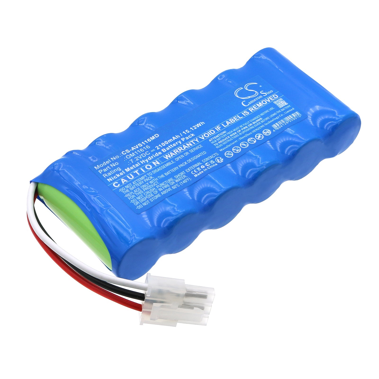 Ni-MH, Medical Battery fits Viasys Healthcare Nicolet Vascular Versalab Apm, Nicolet Vascular Versalab Apm2, 7.2V, 2100mAh Medical Cameron Sino Technology Limited