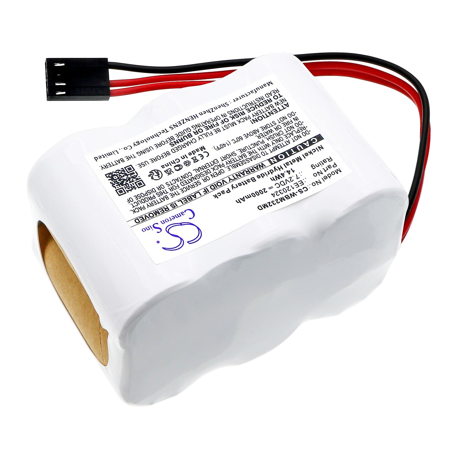 Ni-MH, Medical Battery fits Welch-allyn Manuel Audiometer 5200 Am232, Graystad Am 232, 7.2V, 2000mAh Medical Cameron Sino Technology Limited