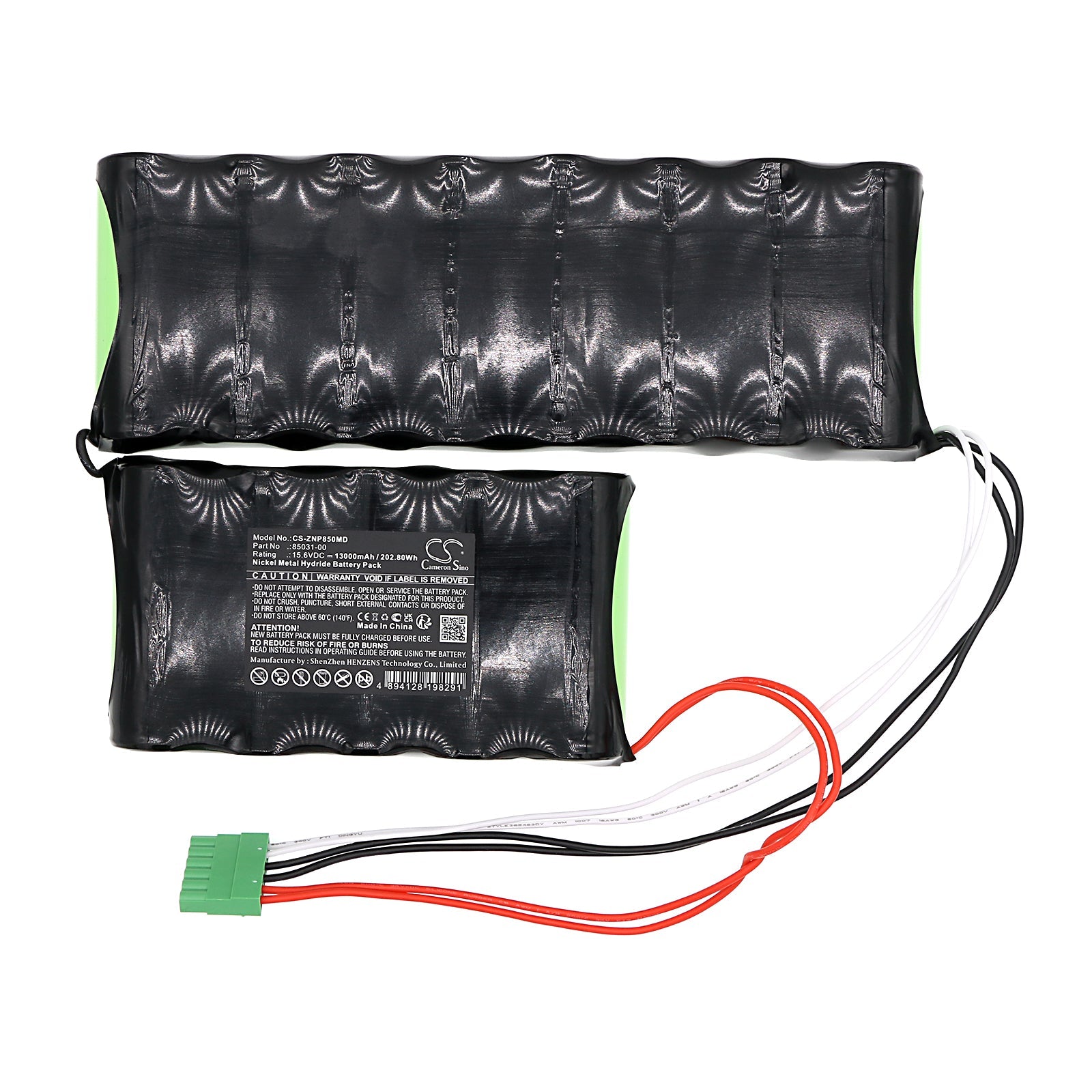 Ni-MH, Medical Battery fits Zonare 85031-00, 88050-00, 15.6V, 13000mAh Medical Cameron Sino Technology Limited