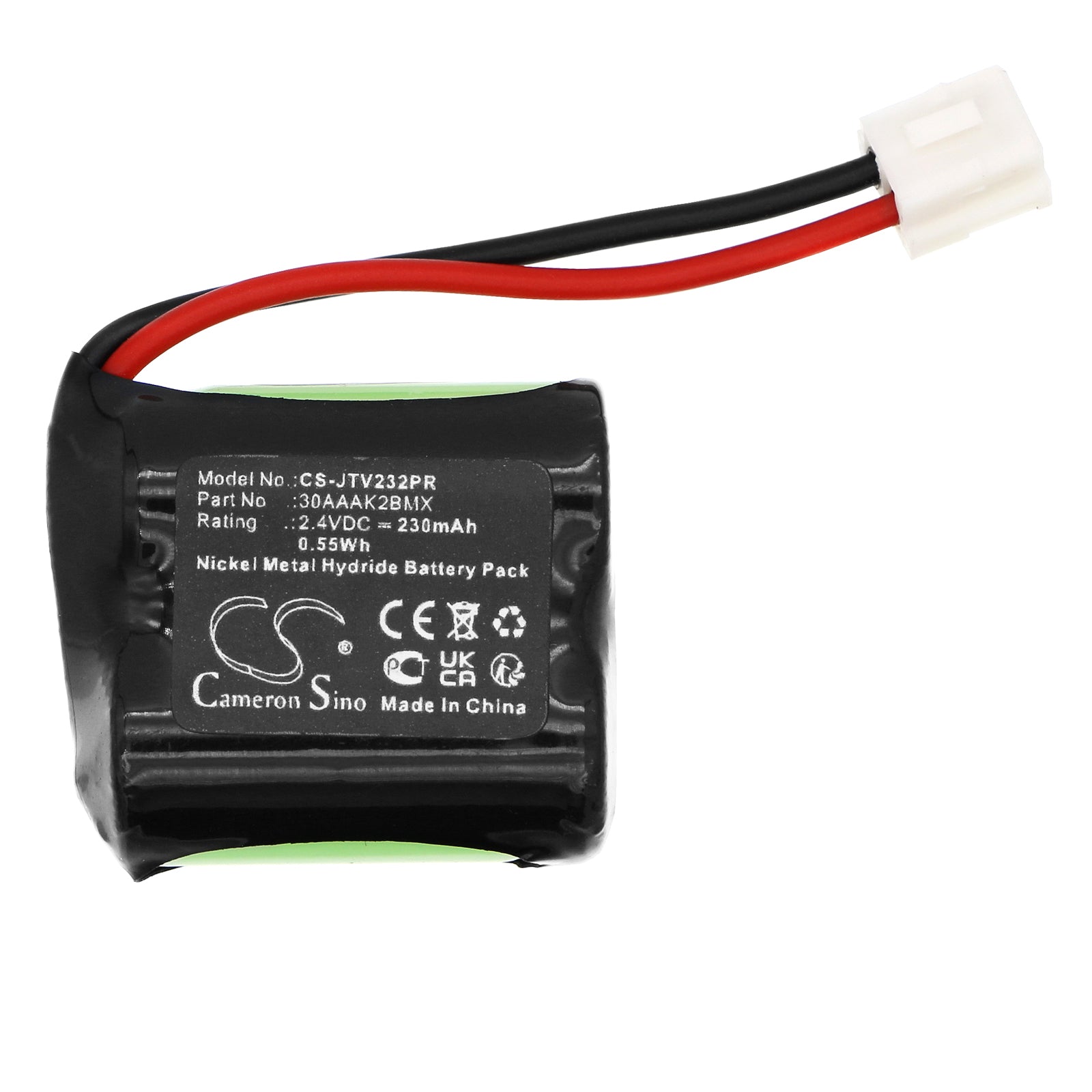 Ni-MH, Pager Battery fits Jtech Commpass Voice Pager, Commpass Vtf Pager, 2.4V, 230mAh Pager Cameron Sino Technology Limited