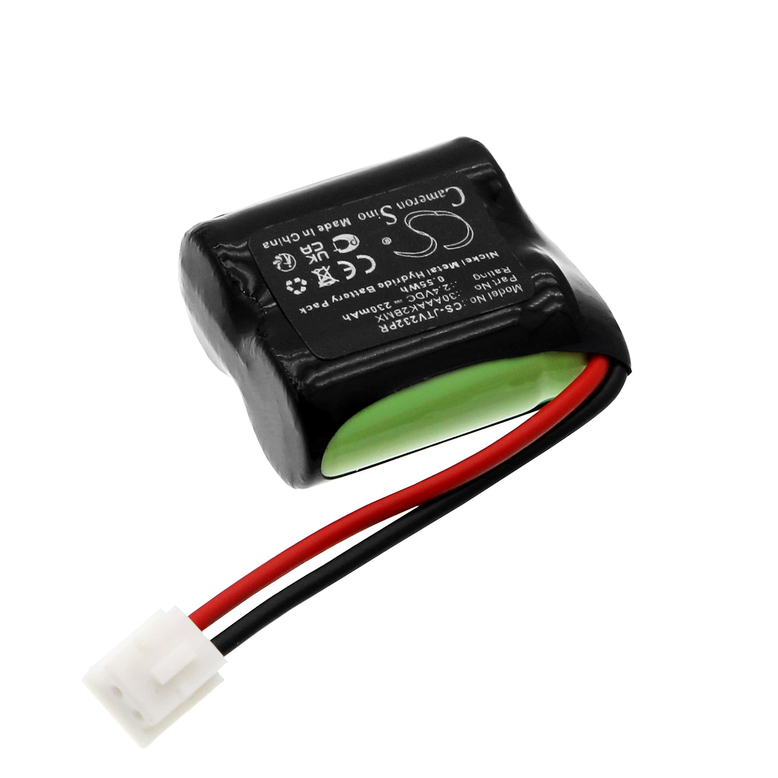 Ni-MH, Pager Battery fits Jtech Commpass Voice Pager, Commpass Vtf Pager, 2.4V, 230mAh Pager Cameron Sino Technology Limited
