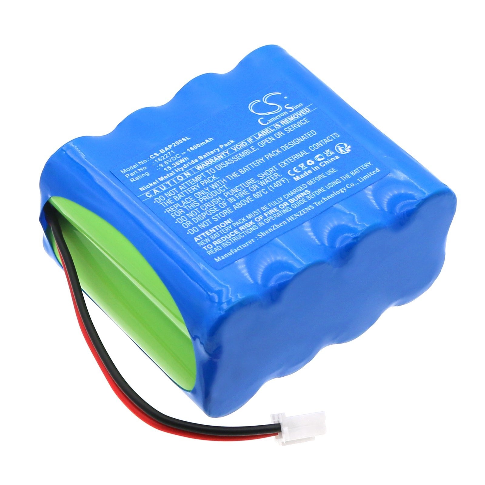 Ni-MH, Personal Care Battery fits Beurer Ap2, 9.6V, 1600mAh Personal Care Cameron Sino Technology Limited