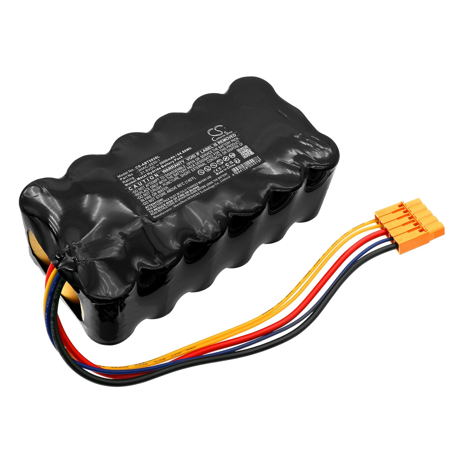 Ni-MH, PLC Battery fits Abb Robotics 3hac 5393-2, 3hac129291, 21.6V, 3000mAh PLC Cameron Sino Technology Limited