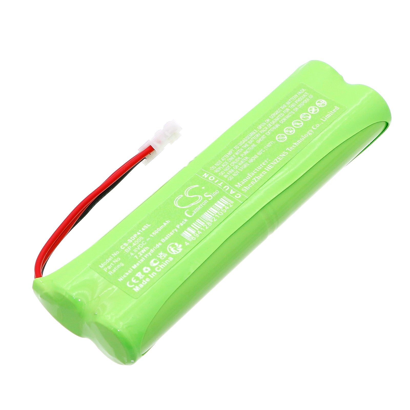 Ni-MH, Portable Printer Battery fits Seiko Dp414, Dpu-414, 4.8V, 1500mAh Portable Printer Cameron Sino Technology Limited