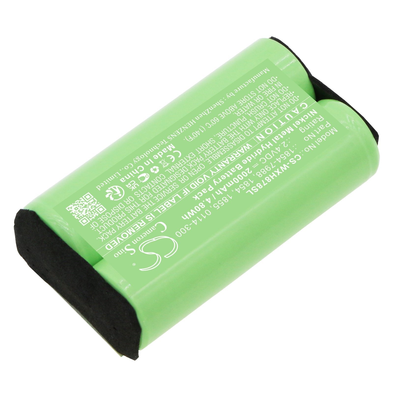 Ni-MH, Shaver Battery fits Wahl 8786, Arco Se, 2.4V, 2000mAh Shaver Cameron Sino Technology Limited