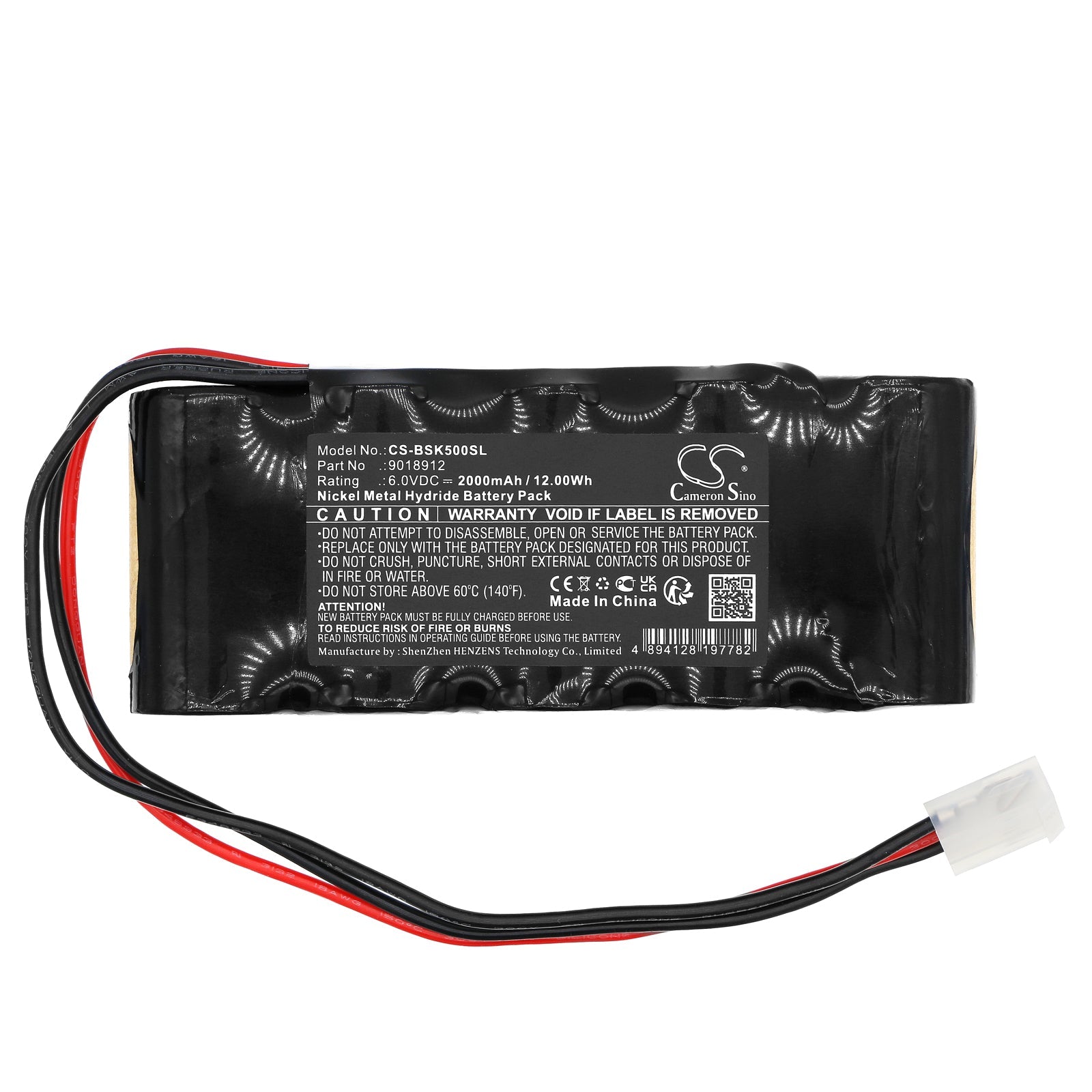 Ni-MH, Smart Home Battery fits Bosch Bd5000, D14, 6.0V, 2000mAh Smart Home Cameron Sino Technology Limited