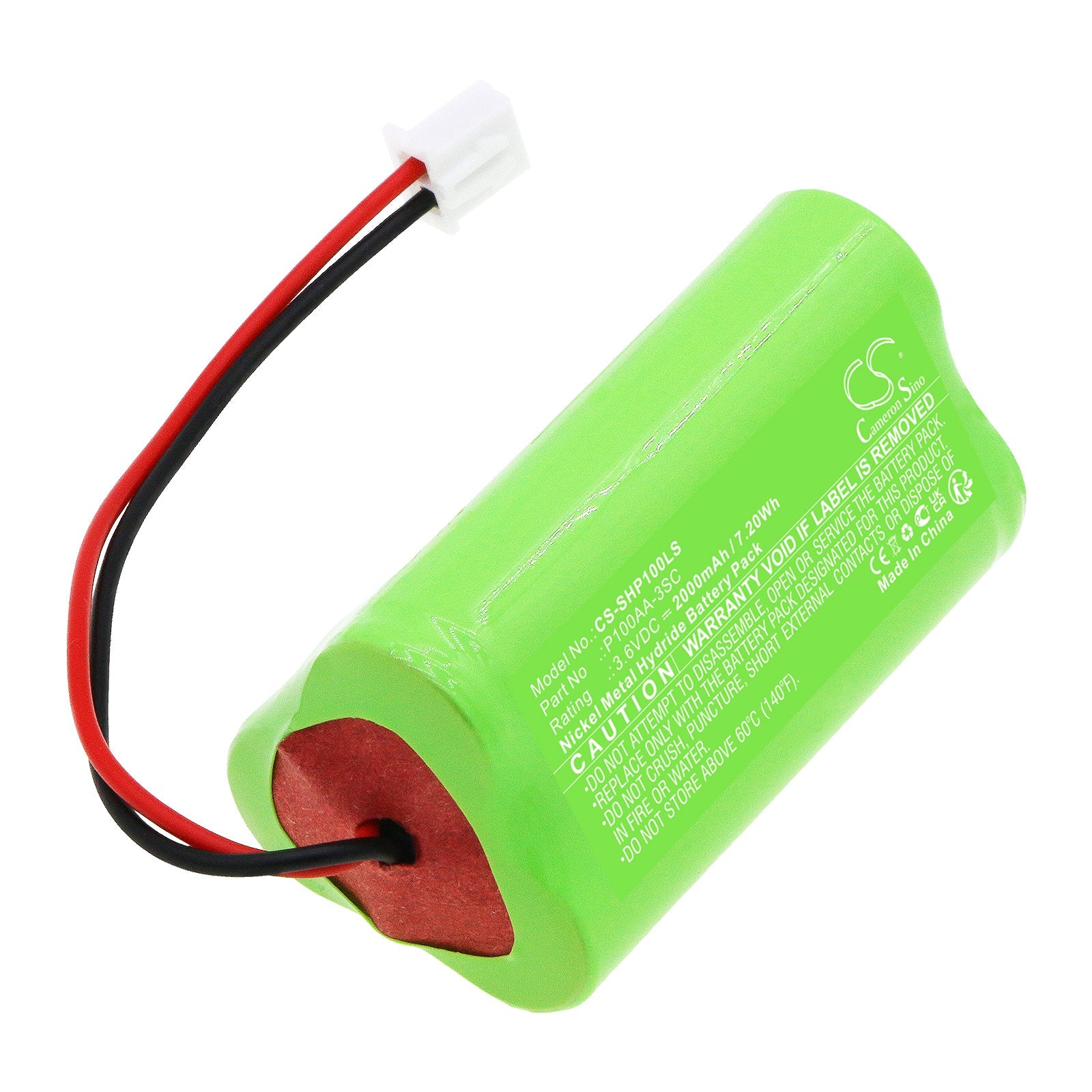 Ni-MH, Smart Home Battery fits Schlumberger Neptune Advantage 12.01 Probe , Neptune Advantage Utility Mete, 3.6V, 2000mAh Smart Home Cameron Sino Technology Limited