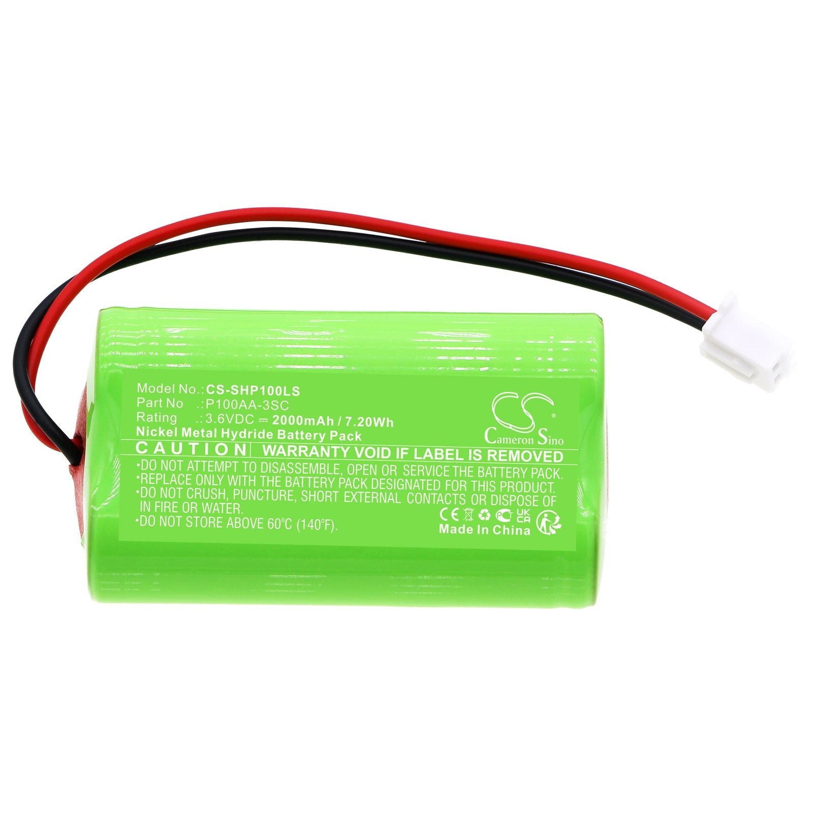 Ni-MH, Smart Home Battery fits Schlumberger Neptune Advantage 12.01 Probe , Neptune Advantage Utility Mete, 3.6V, 2000mAh Smart Home Cameron Sino Technology Limited